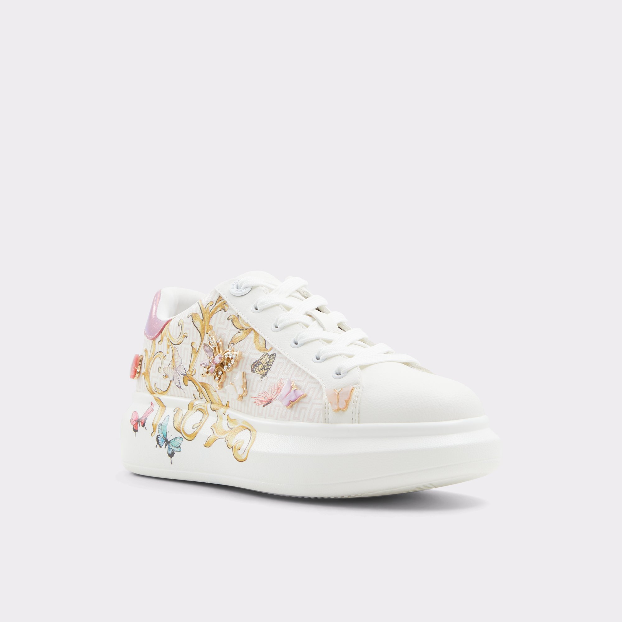 【ALDO アルド】ELORIA レディーススニーカー Eloria Pink Overflow Women's Low top sneakers | ALDO US