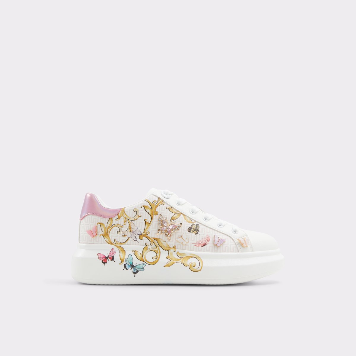 ALDO Eloria Pink Overflow Women s Low top sneakers ALDO US MainPlace Mall
