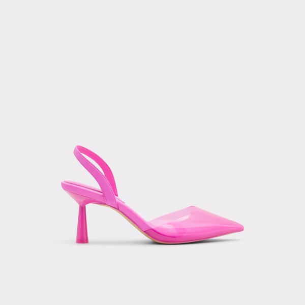 알도 힐 ALDO Enaver Dark Pink Womens Strappy Heels