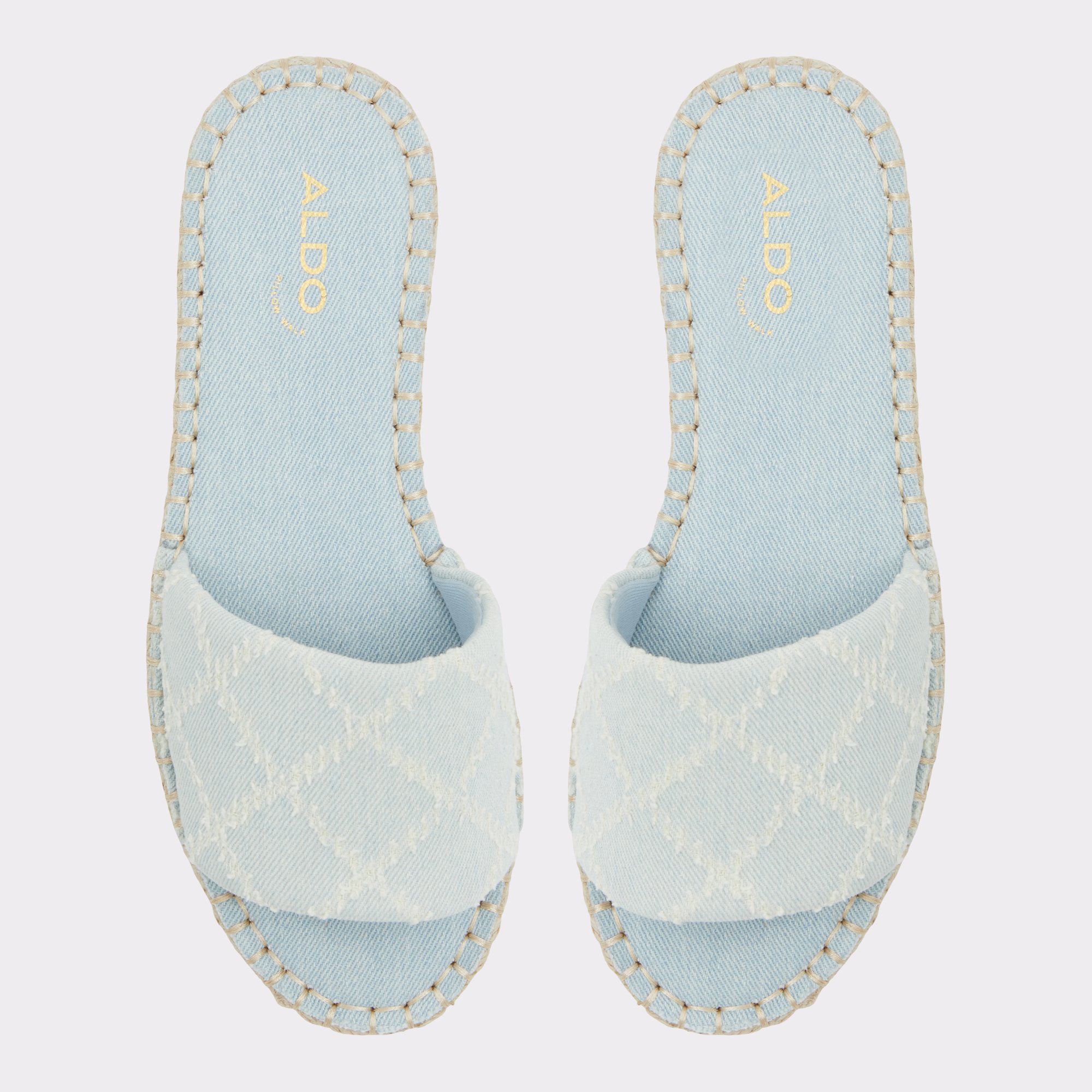 Erireni Medium Blue Women's Flat Sandals | ALDO Canada