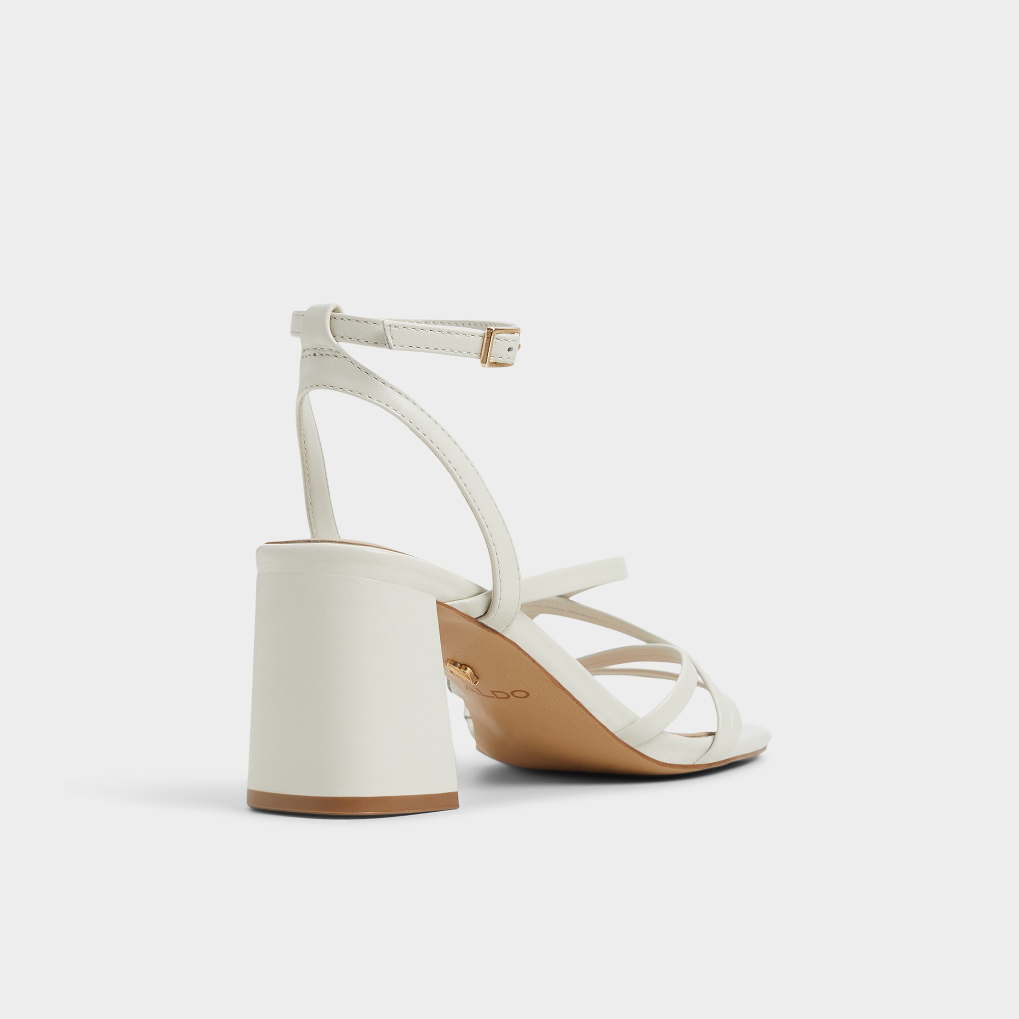【ALDO】本革☆Esther☆安定ブロックヒール・ストラップサンダル Esther Other White Women's Block heels | ALDO US