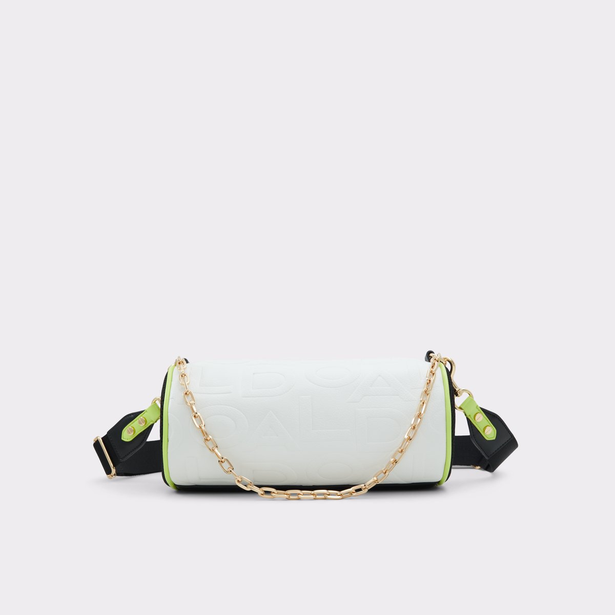 [ALDO] Eviebarrelx バレルバッグ 2way ロゴ Eviebarrelx White/Multi Women's Crossbody Bags | ALDO Canada