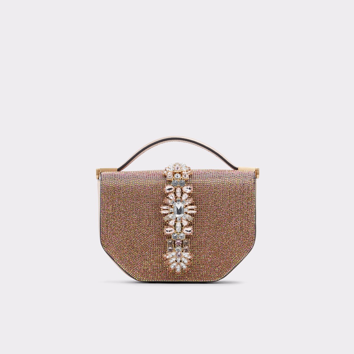 aldo rose gold purse