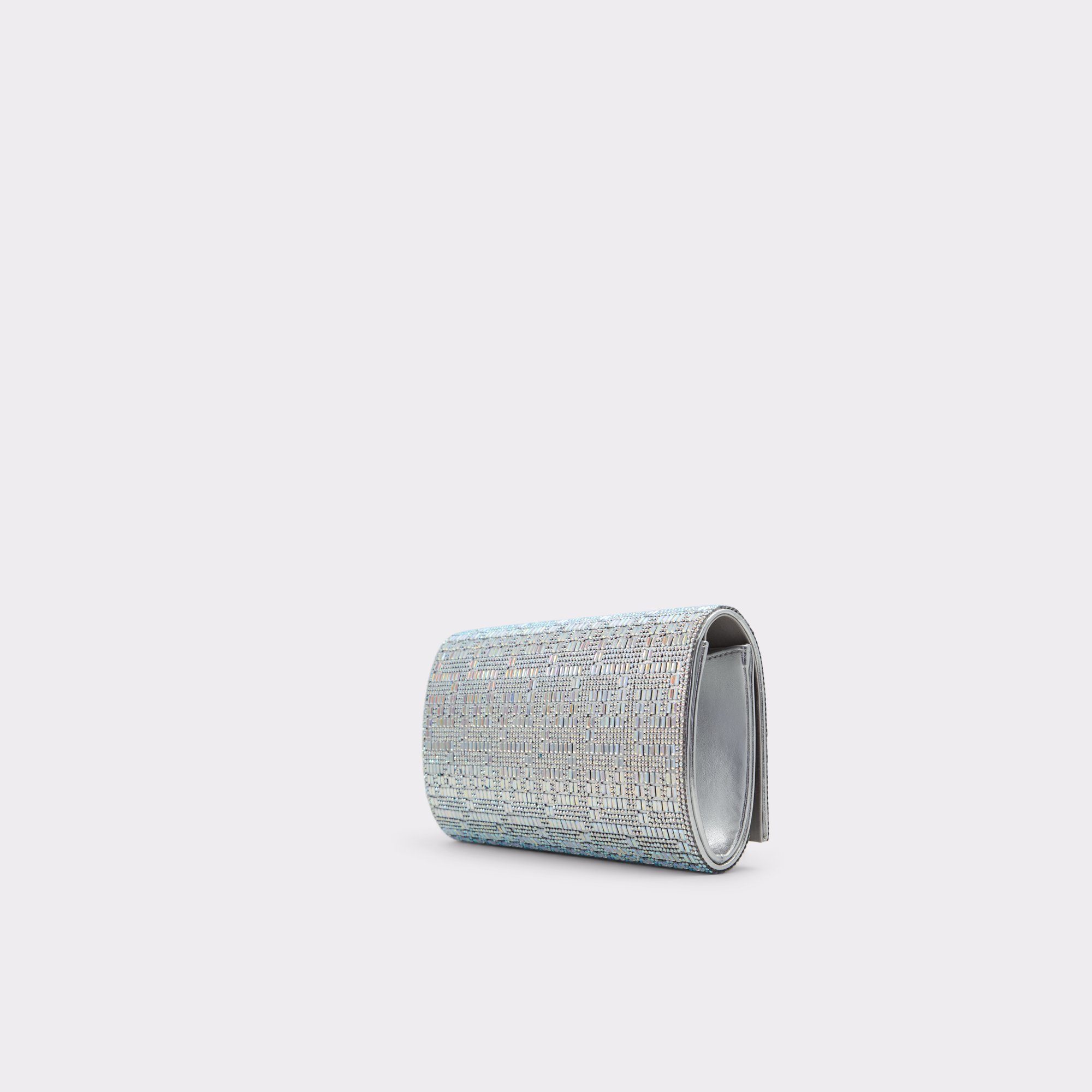 Fahari Silver Synthetic Mixed Material Women's Clutches & Evening bags | ALDO Canada