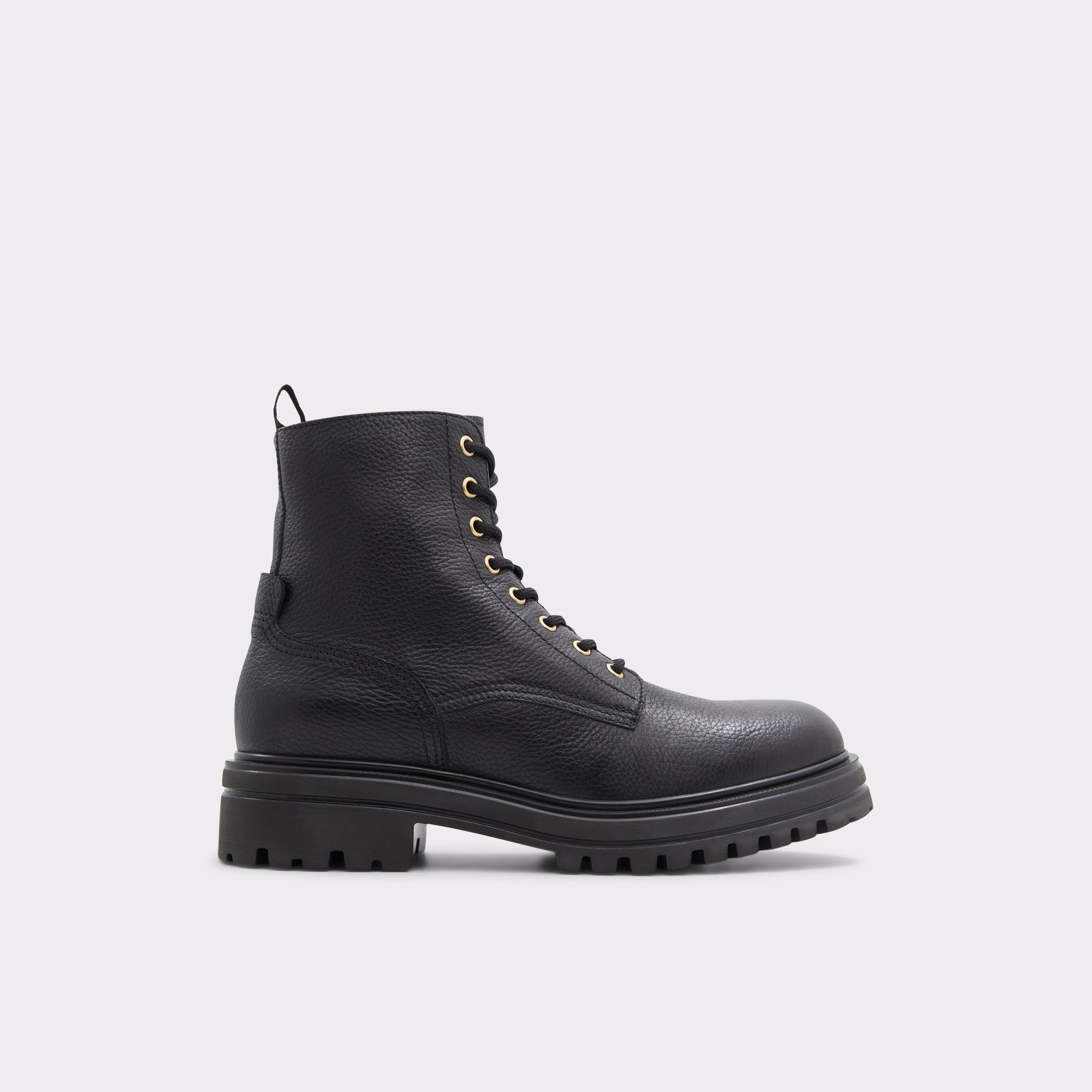 Falconer Black Leather Pebble Men's Lace-up boots | ALDO Canada