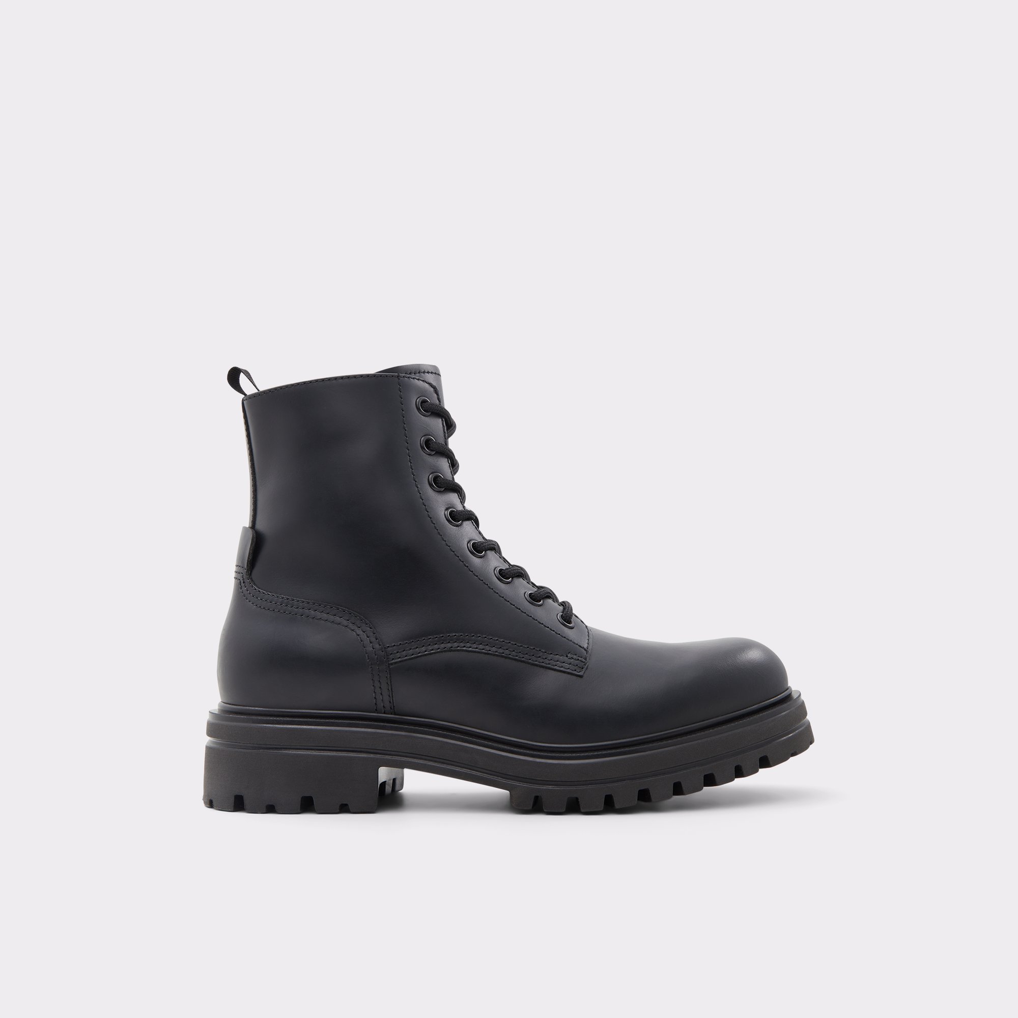 Falconer Black Leather Smooth Men's Lace-up boots | ALDO Canada