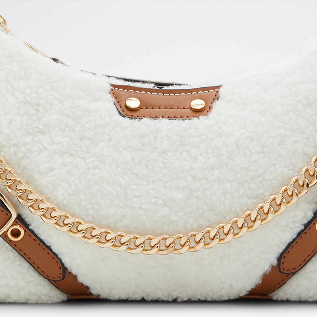 【ALDO】もこもこ&チェーン☆Faralaeliaax☆2WAYショルダー Faralaeliaax Tan Women's Shoulder Bags | ALDO US