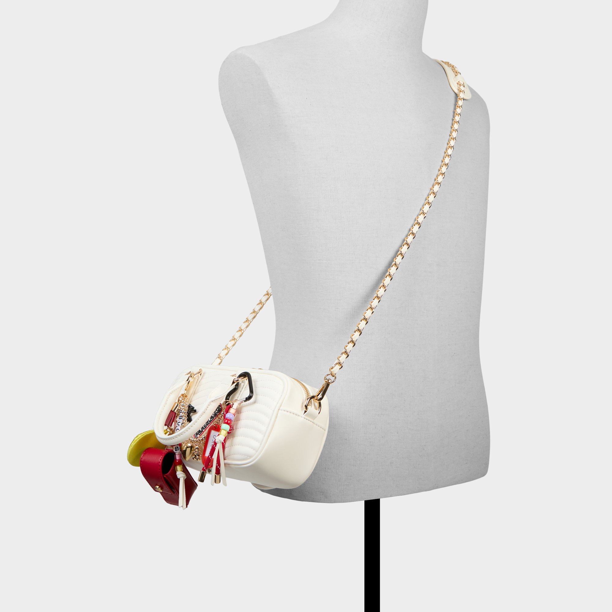   Women’s Ivory Micro Mono Chain EW Flap Bag DH3 Chanel Fur Mini Flap Bag White Ivory Crossbody Chunky Chain