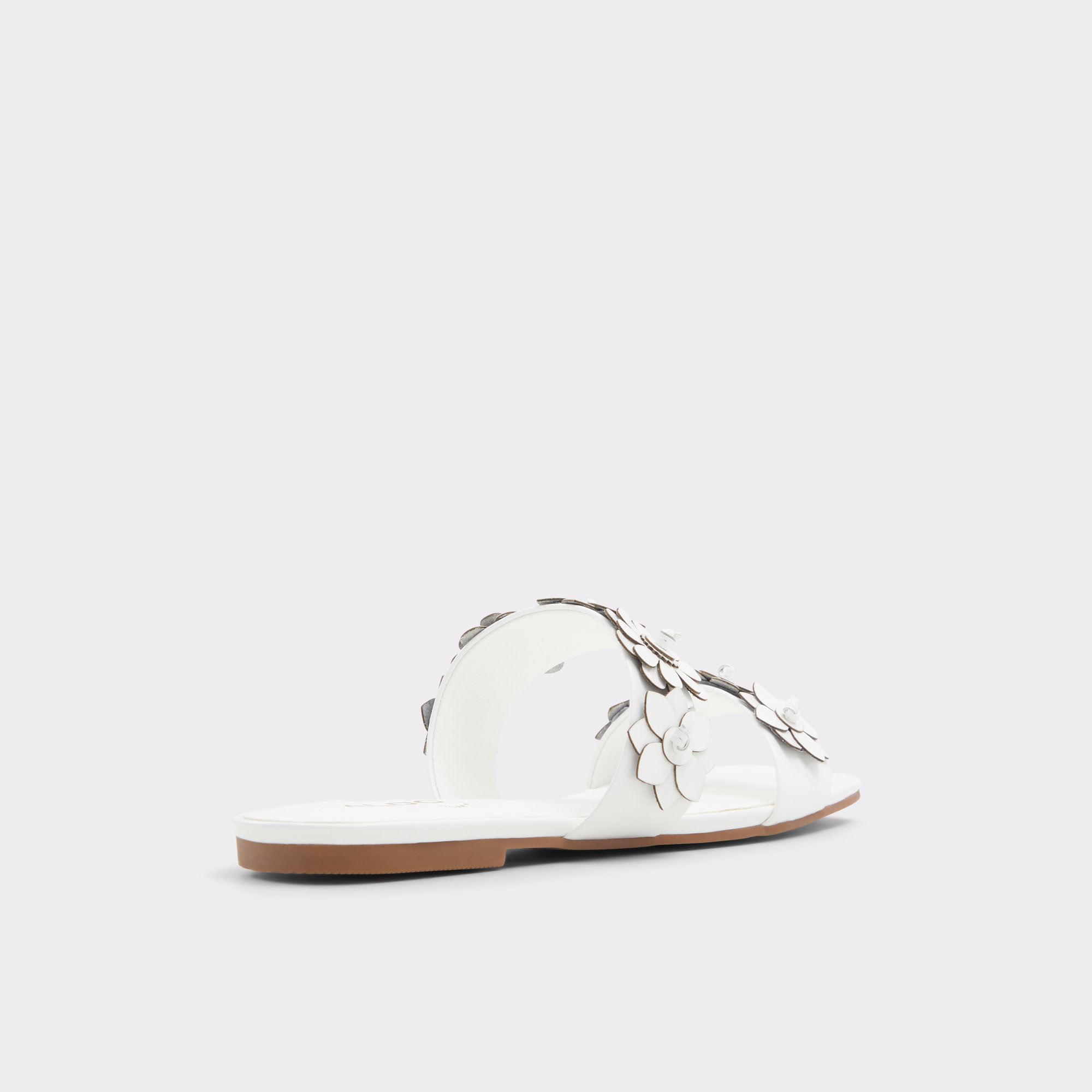 Fiore White/Bone Women's Flat Sandals | ALDO Canada