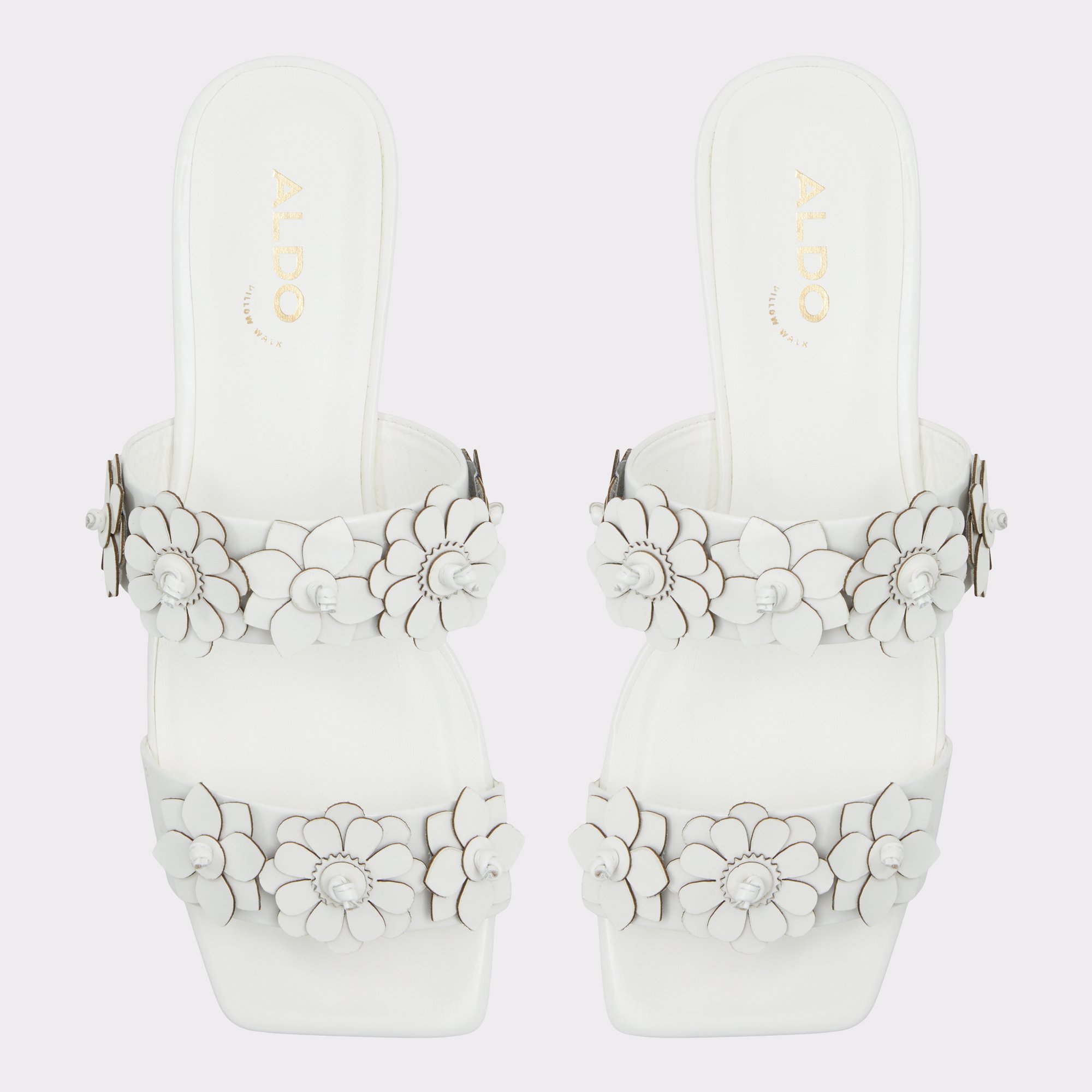 Fiore White/Bone Women's Flat Sandals | ALDO Canada