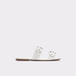 White chappal for ladies 2025