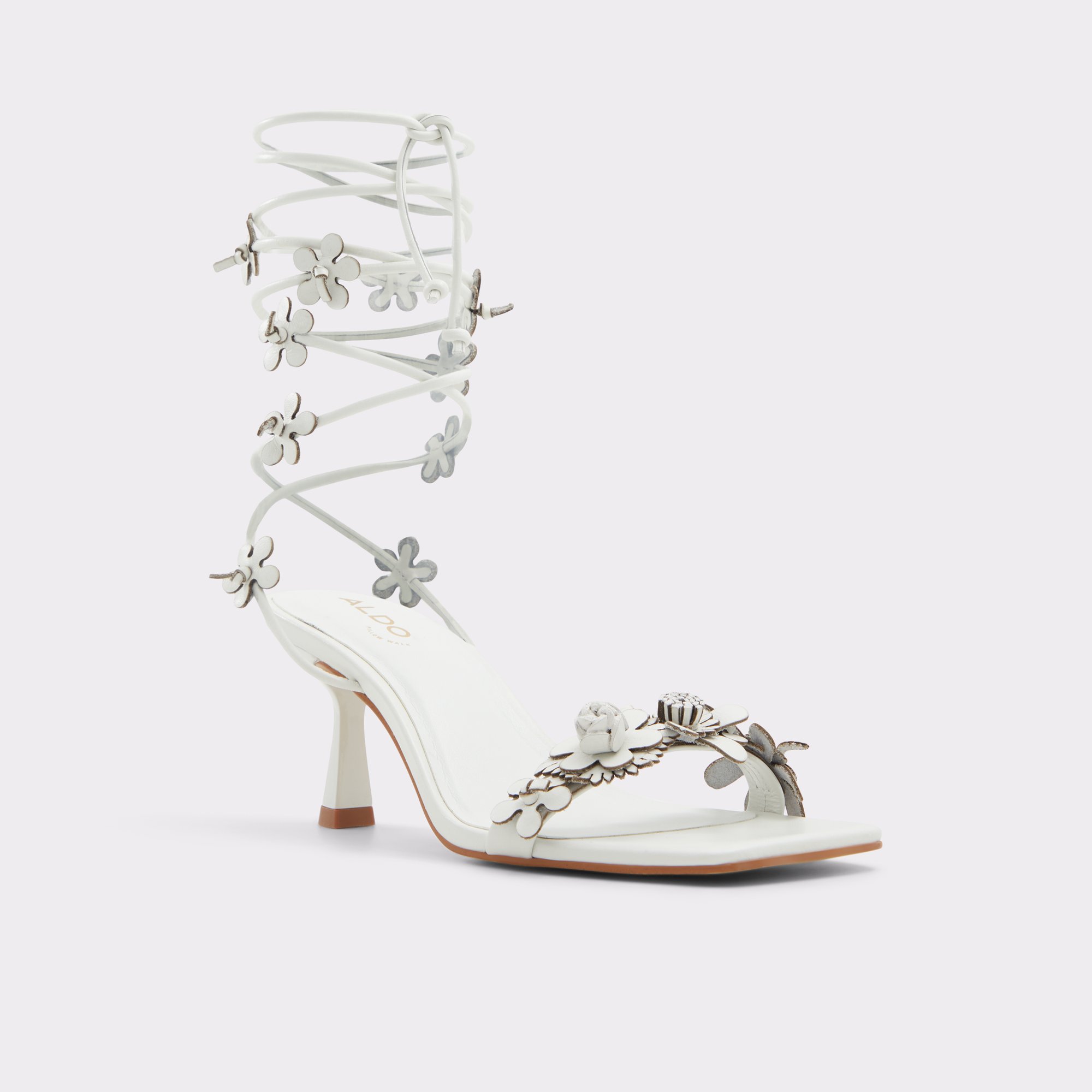 Fiorela White/Bone Women's Strappy sandals | ALDO US