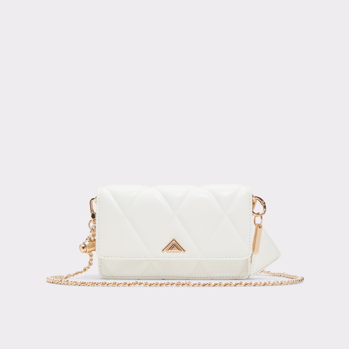 Aldo◆ Milani クロスショルダーバッグ White Navy ALDO Women's Meilaniix Crossbody Bag, White 🤍🤍 (13 cm alto