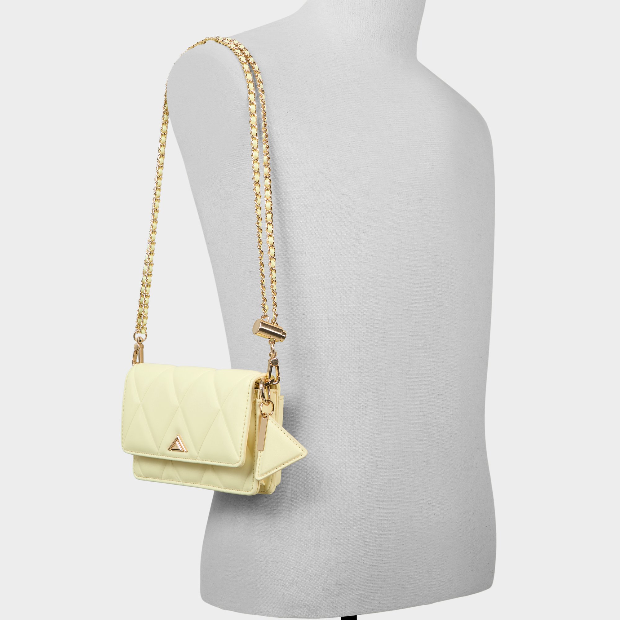 Aldo ◆ キルティング クロスバッグ + ウォレット兼用Yellow Fititallx Yellow Women's Crossbody Bags | ALDO US