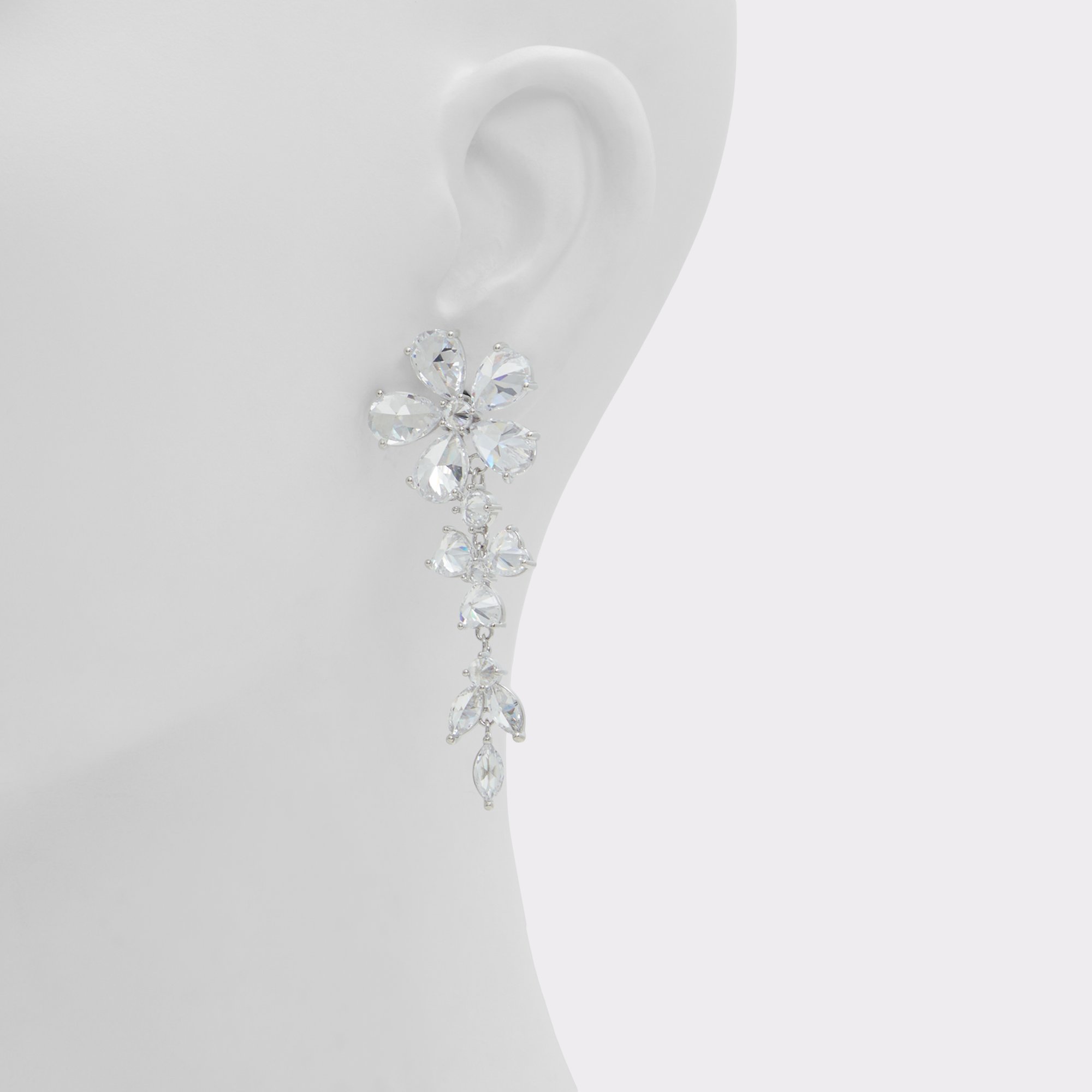 Florerance Silver/Clear Multi Women's Earrings | ALDO US