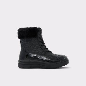 알도 ALDO Flurrys Black Synthetic Shiny Womens Winter boots
