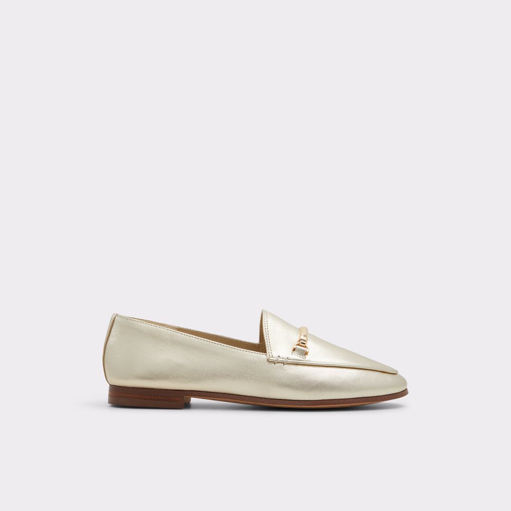 ALDO*クラシック/モダンな魅力/メタル装飾/ローファー/Francine francine_gold_711-001-
