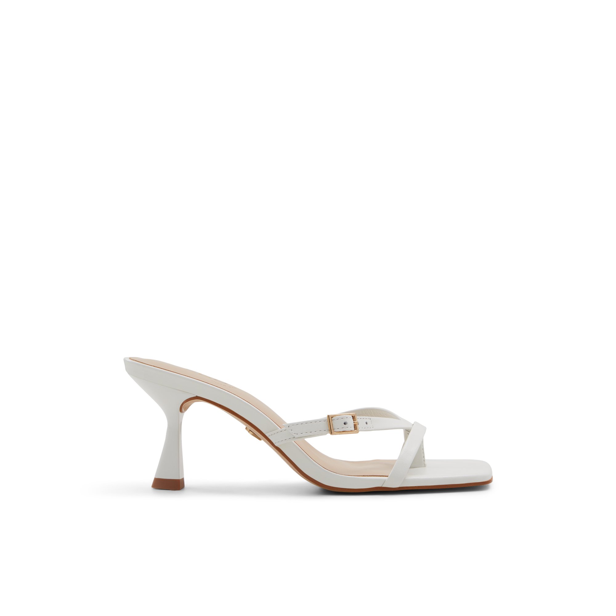 ALDO Gannever - Women's Heeled Sandal Sandals - White, Size 6.5
