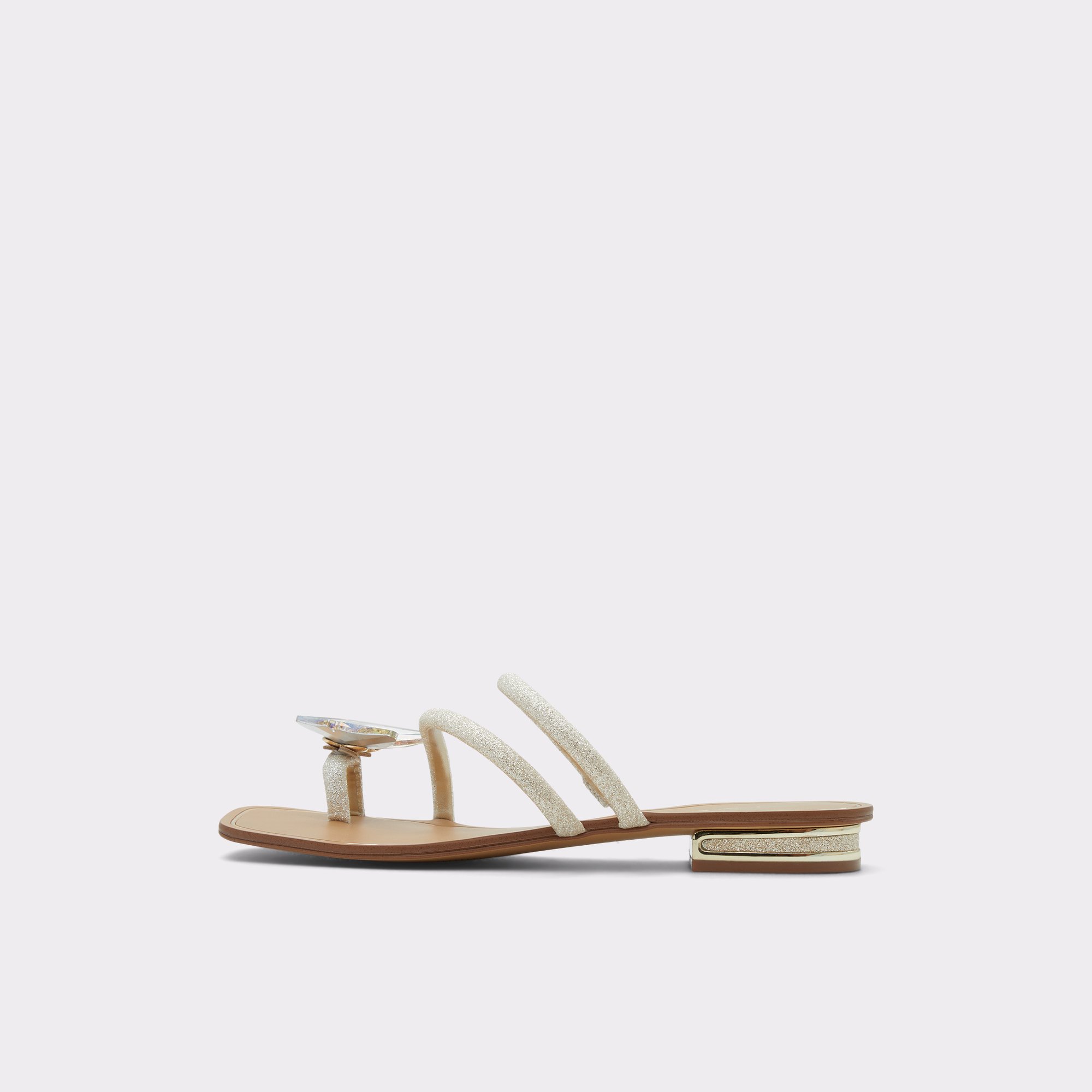 Garberia Silver Women's Flat Sandals | ALDO US