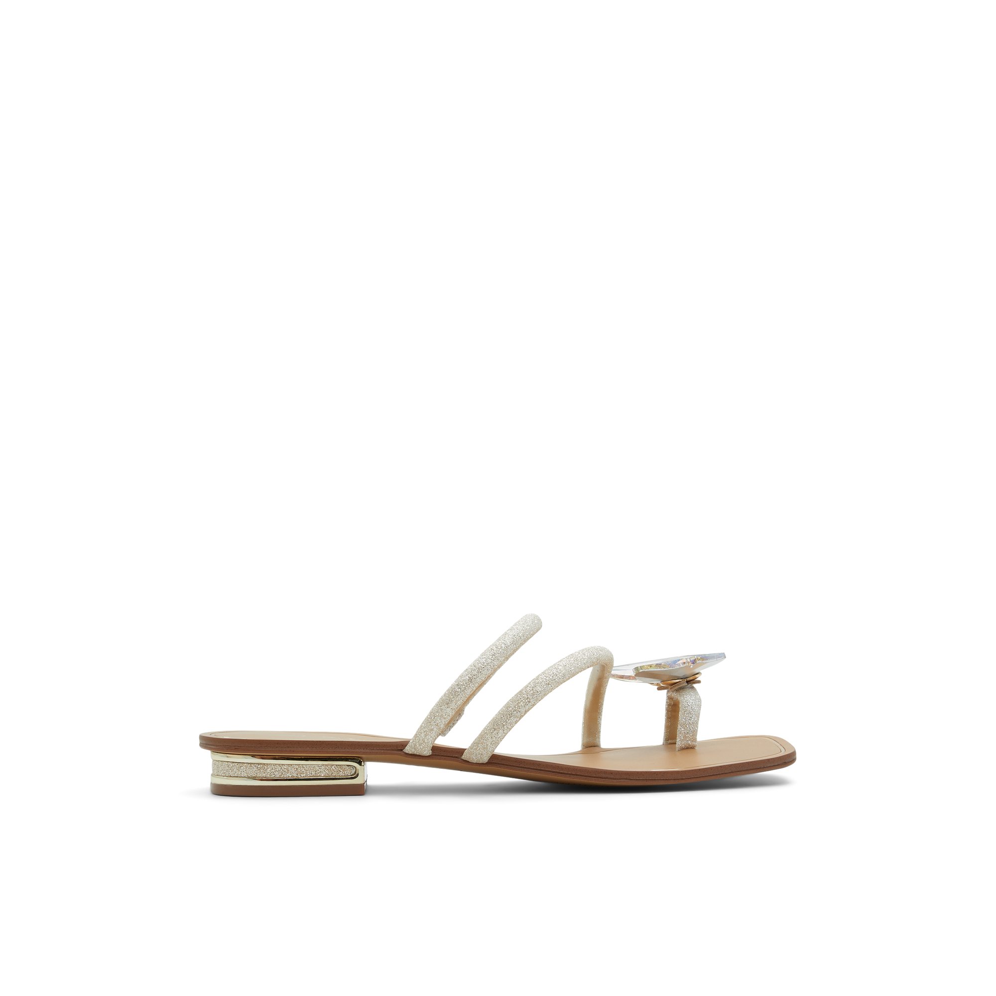 ALDO Garberia - Women's Sandals Flats - Silver
