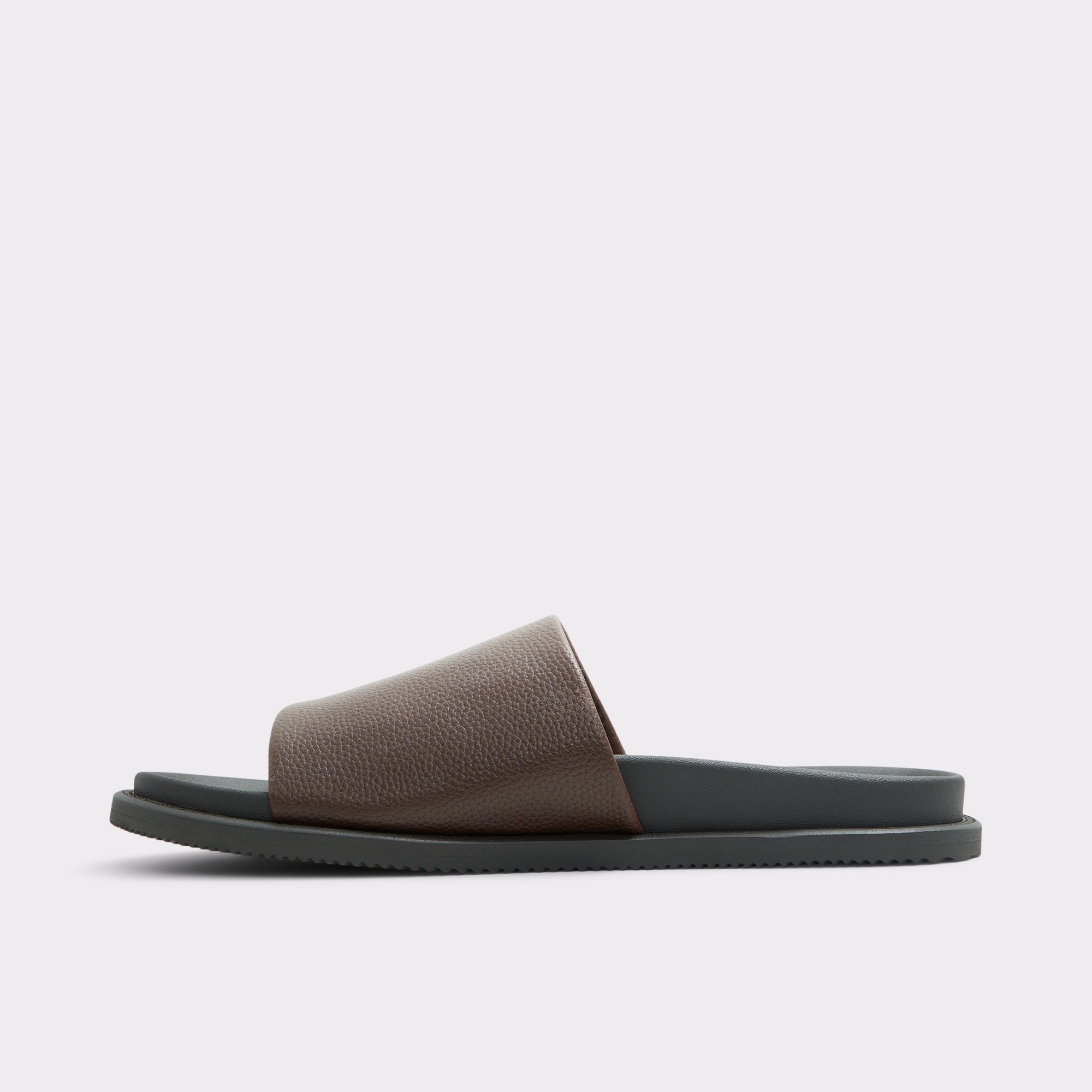 Gentslide Dark Brown Men's Sandals & Slides | ALDO Canada