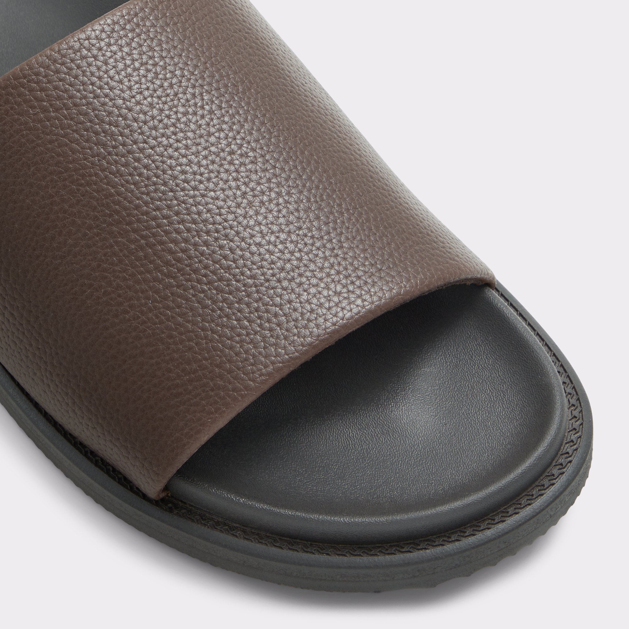 Gentslide Dark Brown Men's Sandals & Slides | ALDO Canada