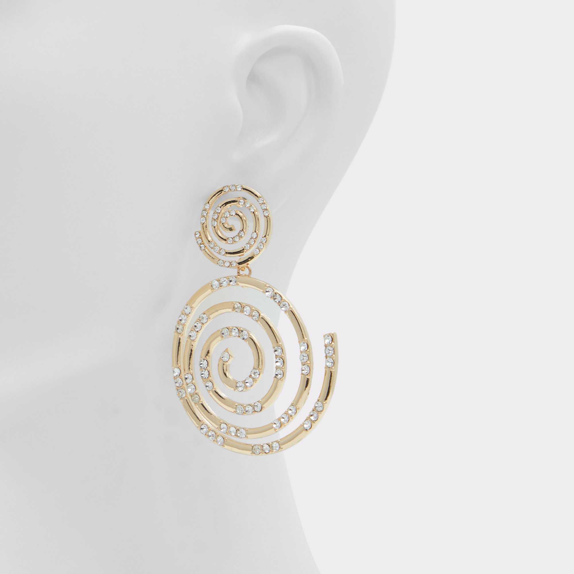 Glamswirls Gold/Clear Multi Women's Earrings | ALDO US
