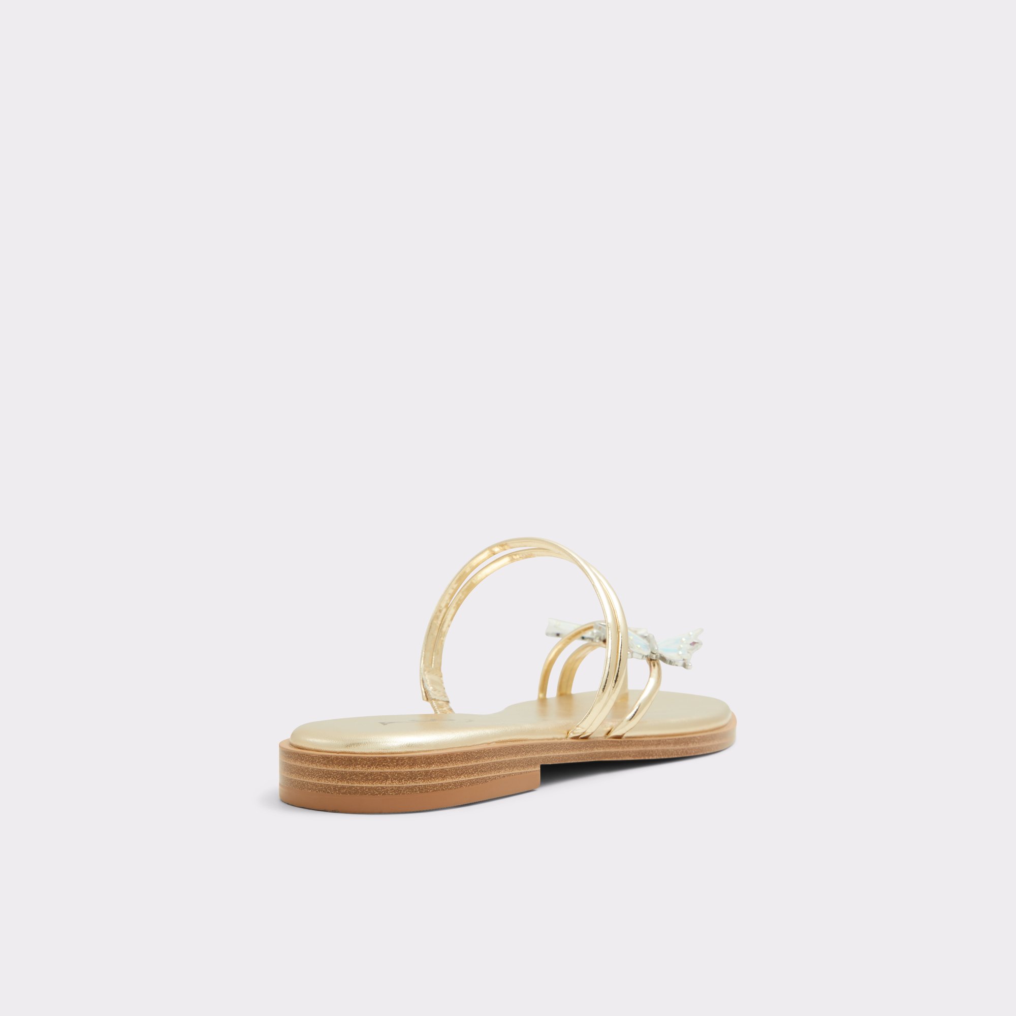 Glasswing Gold Women's Flat Sandals | ALDO Canada