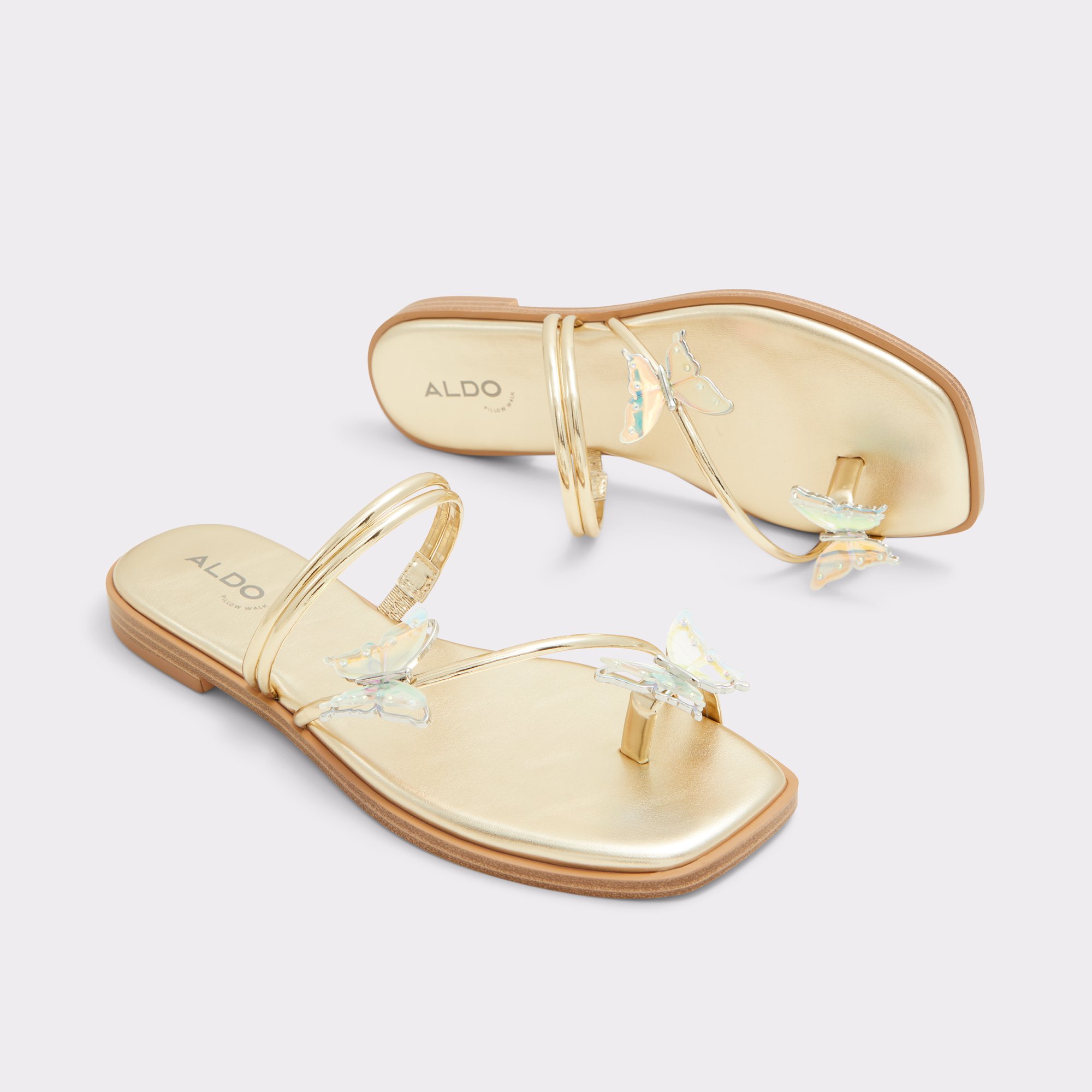 Glasswing Gold Women's Flats | ALDO Canada