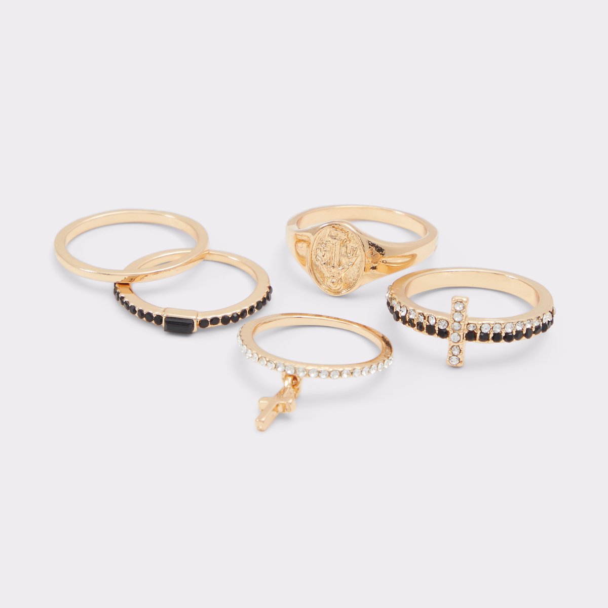 Glenealy Black/Gold Multi Women's Rings | ALDO Canada