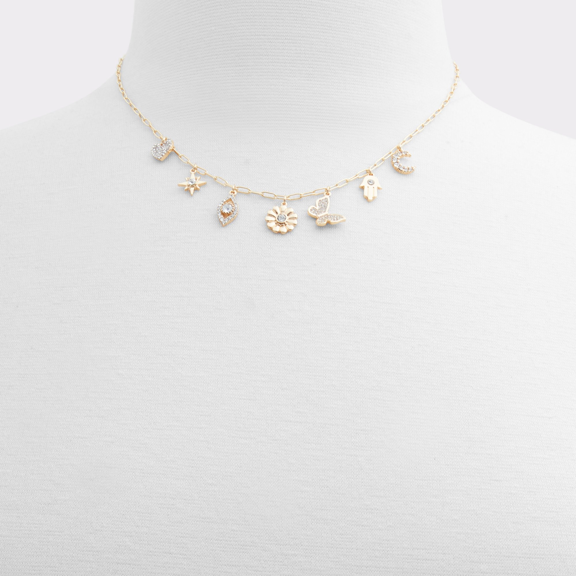 Glenroy Gold/Clear Multi Women's Necklaces | ALDO Canada