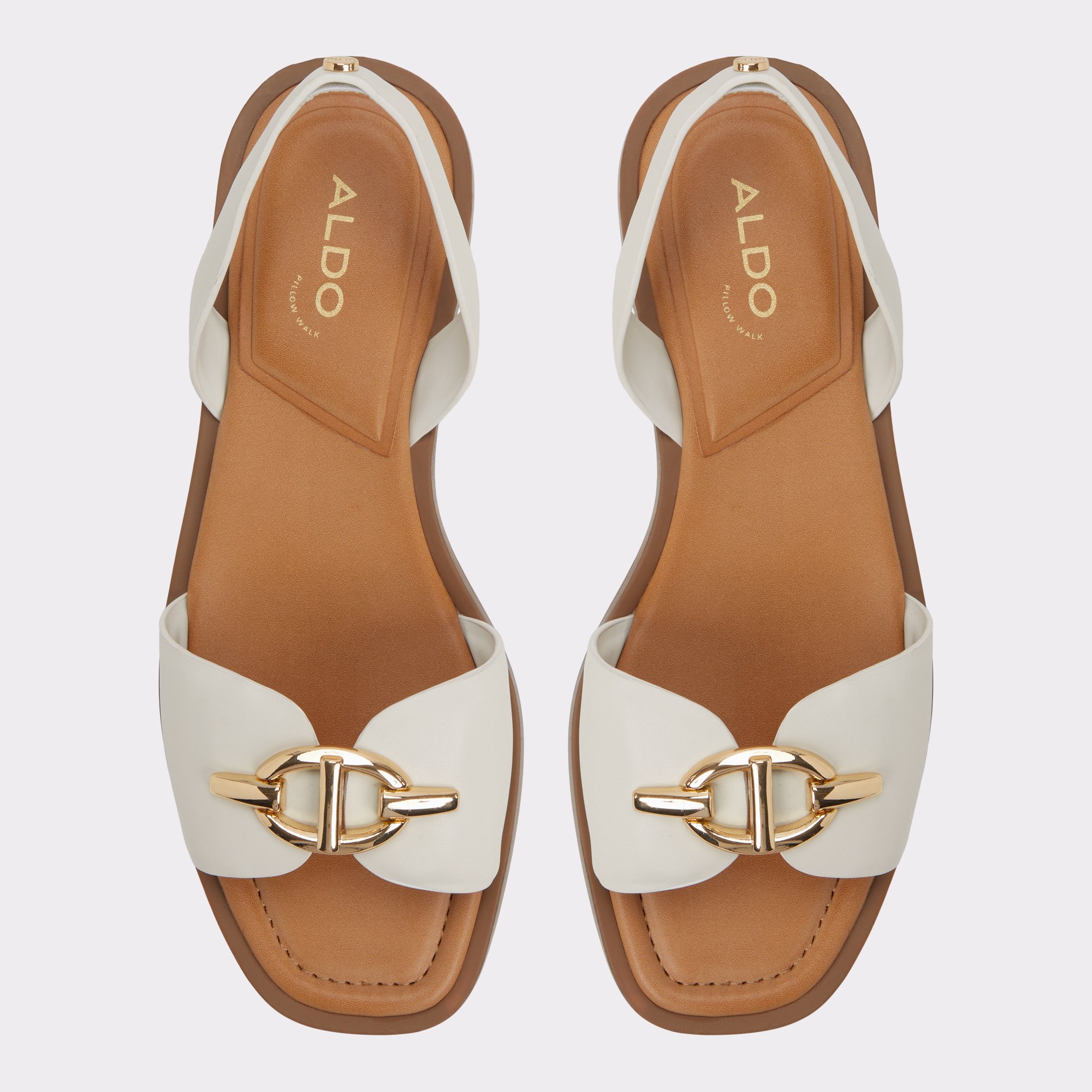 【ALDO アルド】GOASSI FLAT レディースサンダル Goassi White/Bone Women's Flat Sandals | ALDO US