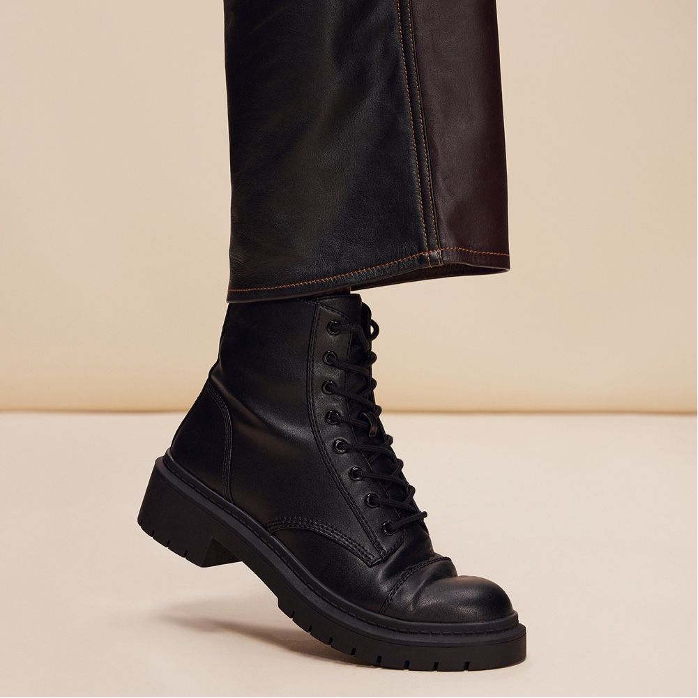 Goer Black Synthetic Smooth Women's Casual Boots | ALDO US