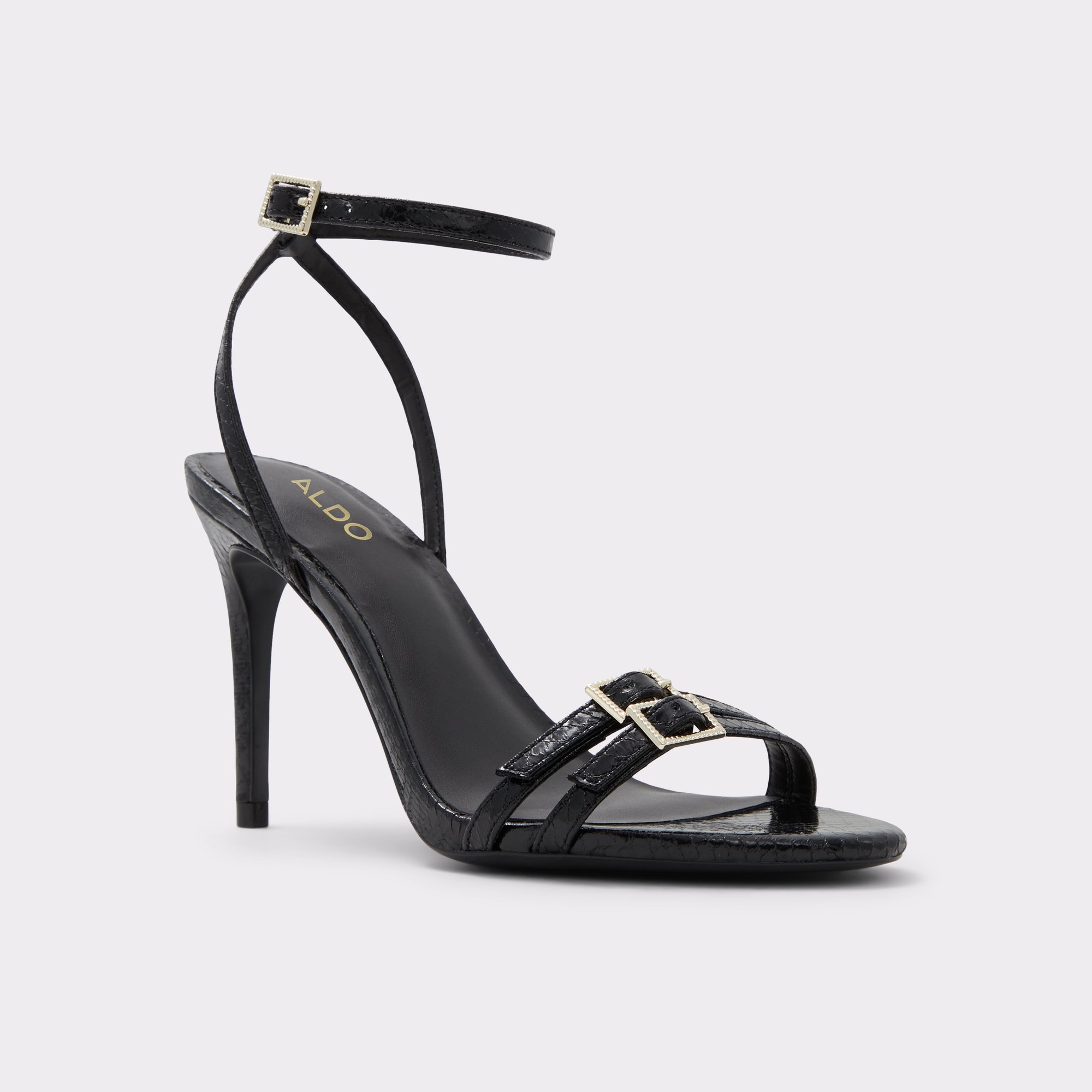 Graciee Black Women's Strappy sandals | ALDO US
