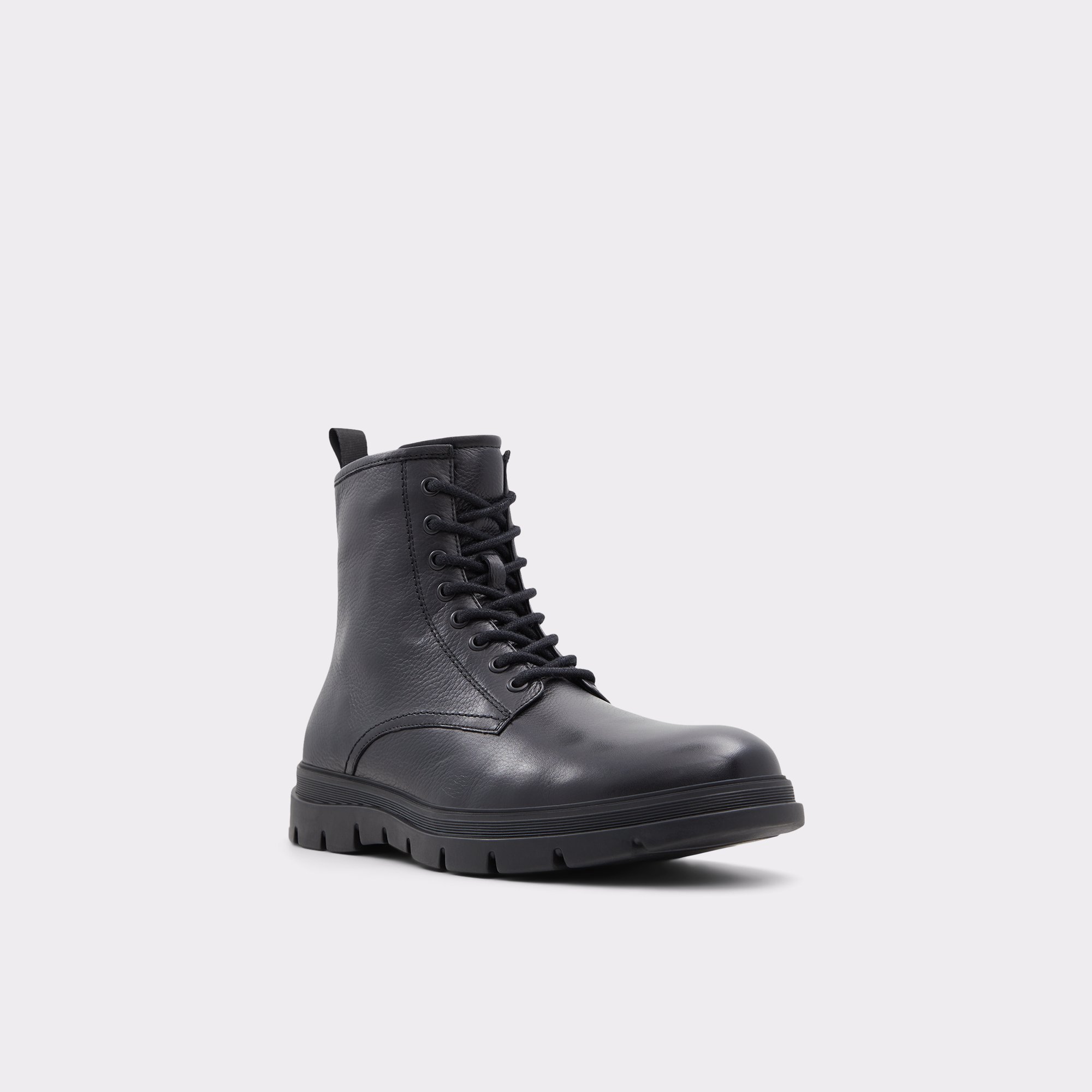 Graveldiver Black Leather Smooth Men's Lace-up boots | ALDO US