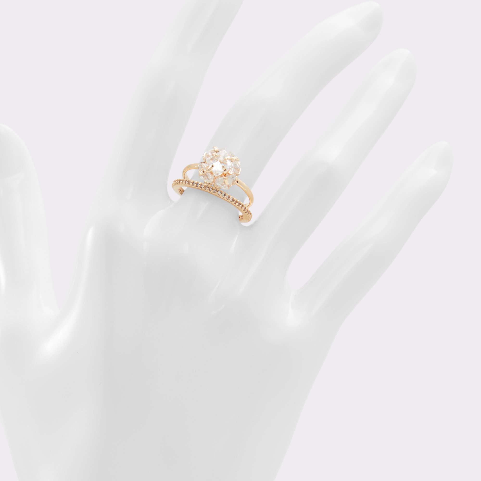 Greini Gold/Clear Multi Women's Rings | ALDO US
