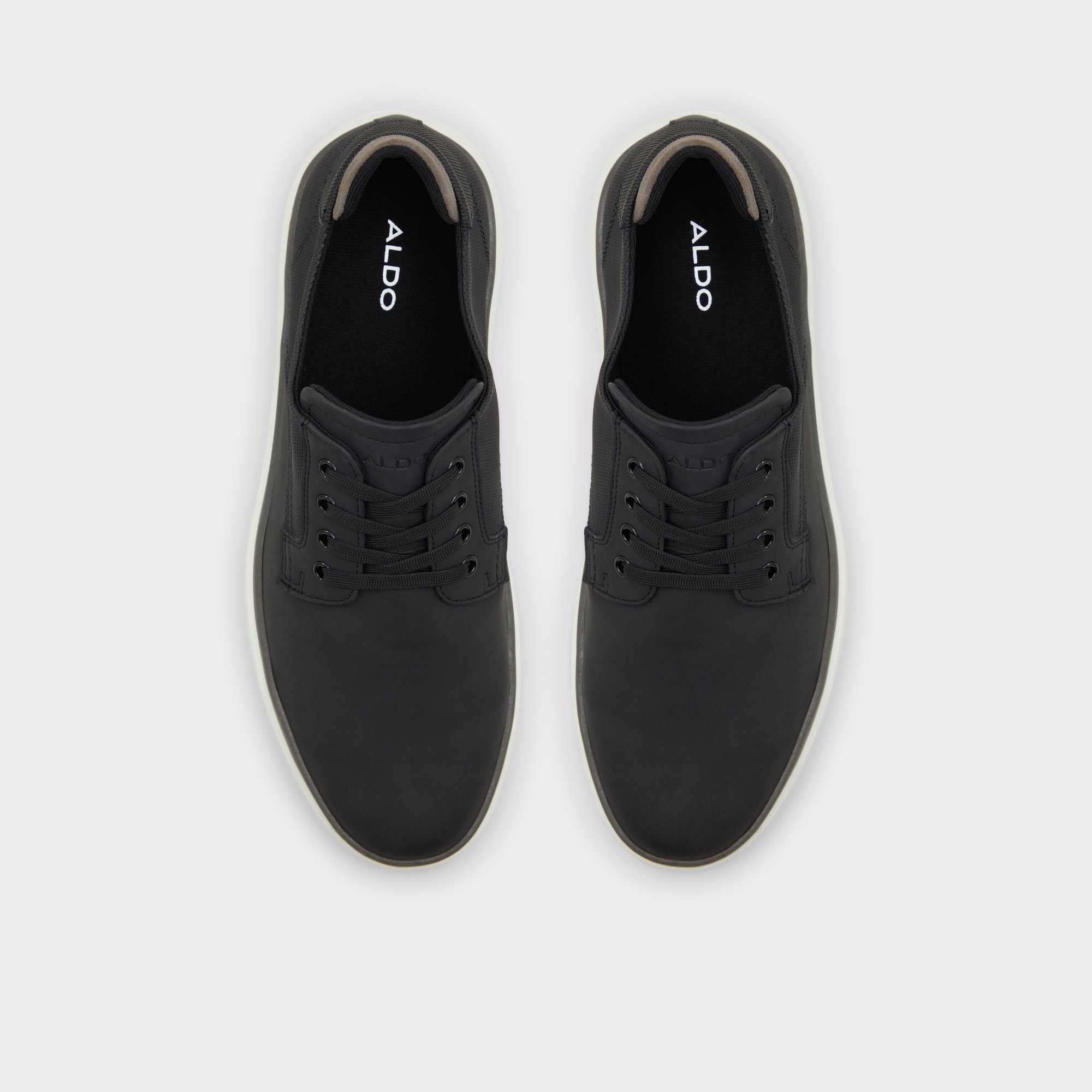 Grouville Black Synthetic Smooth Men's Oxfords & Lace-ups | ALDO US