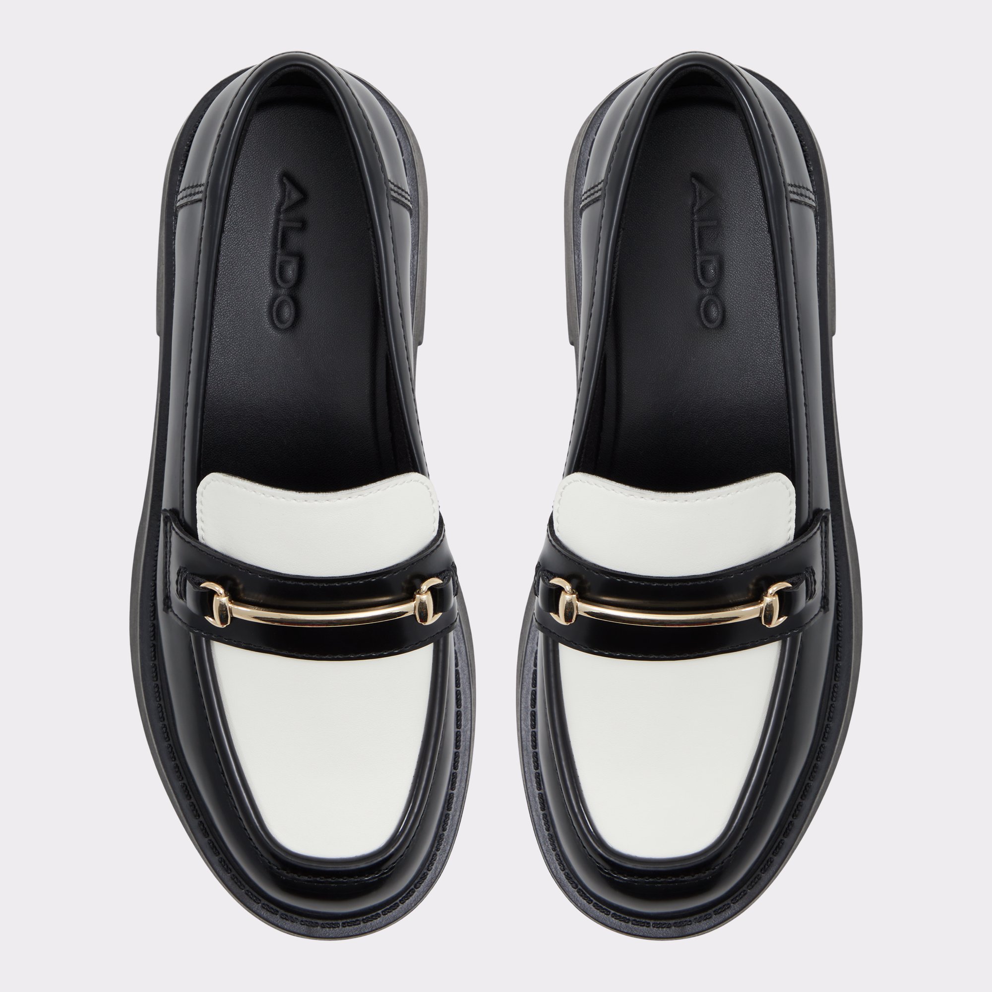 Grundgens White/Black Women's Loafers & Oxfords | ALDO Canada