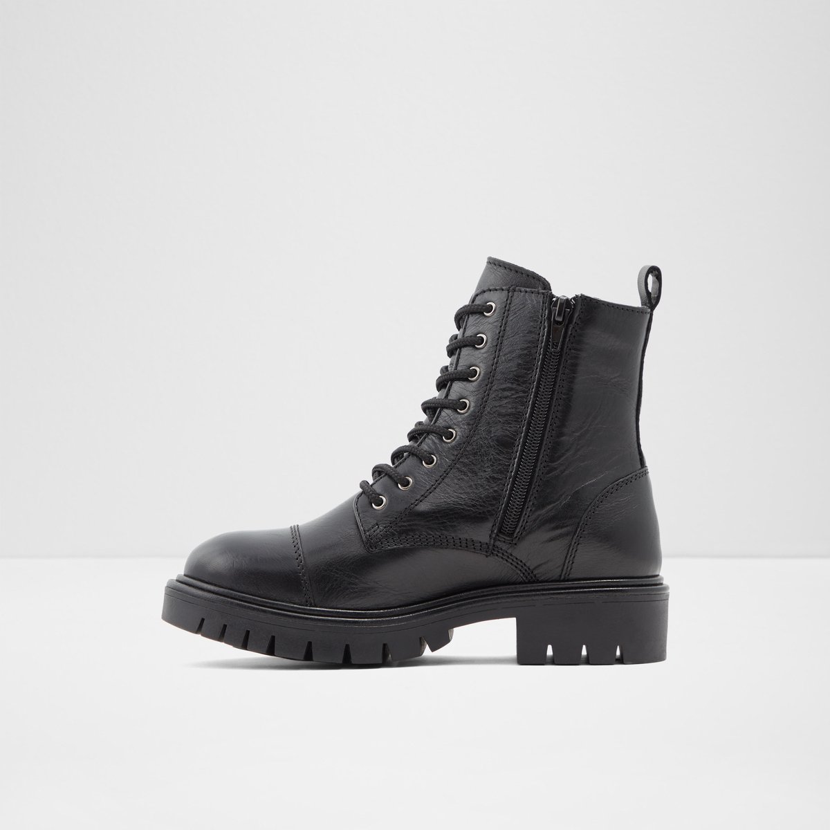 Gwemma Black Leather Smooth Women's Waterproof boots | ALDO US