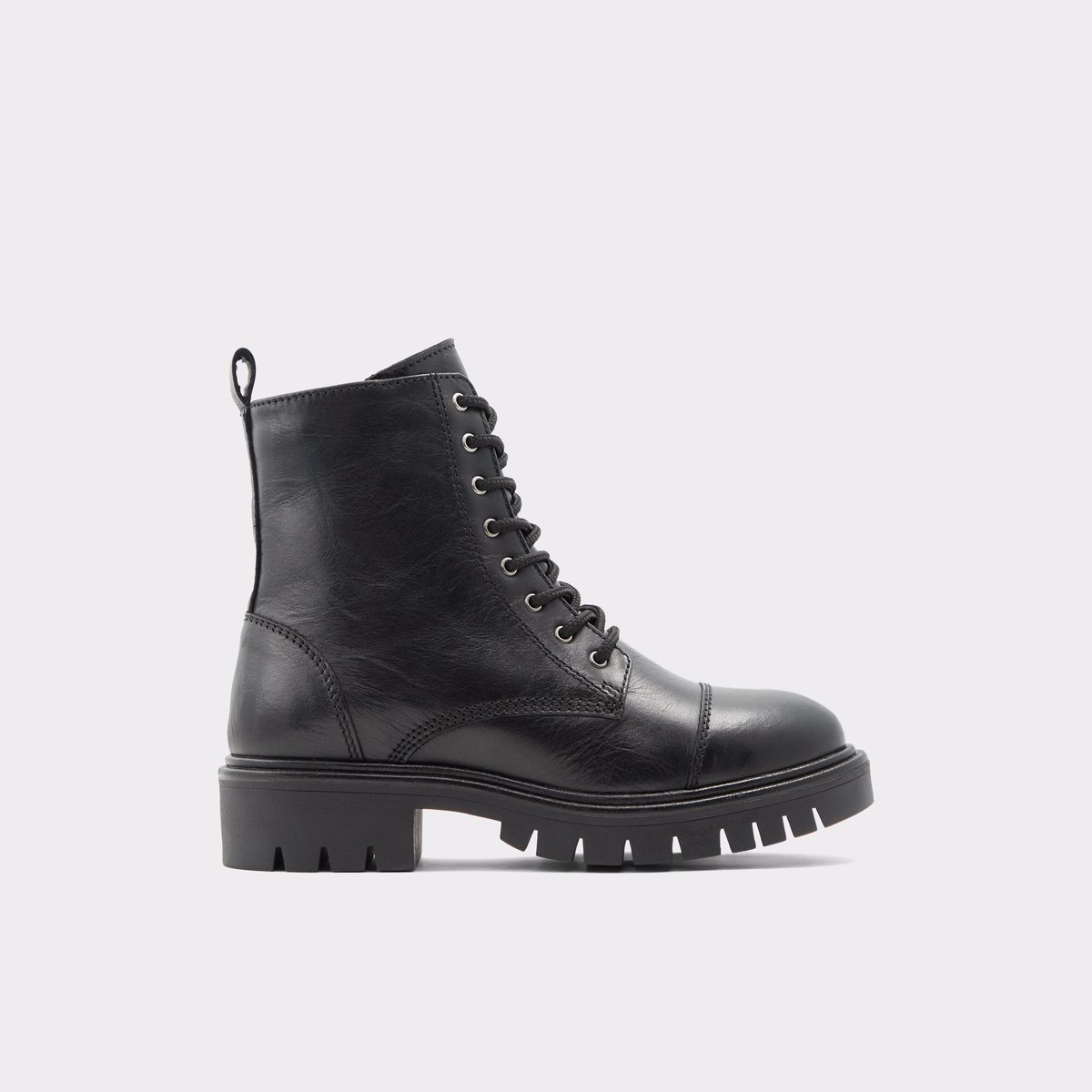 Gwemma Black Leather Smooth Women's Waterproof boots | ALDO US