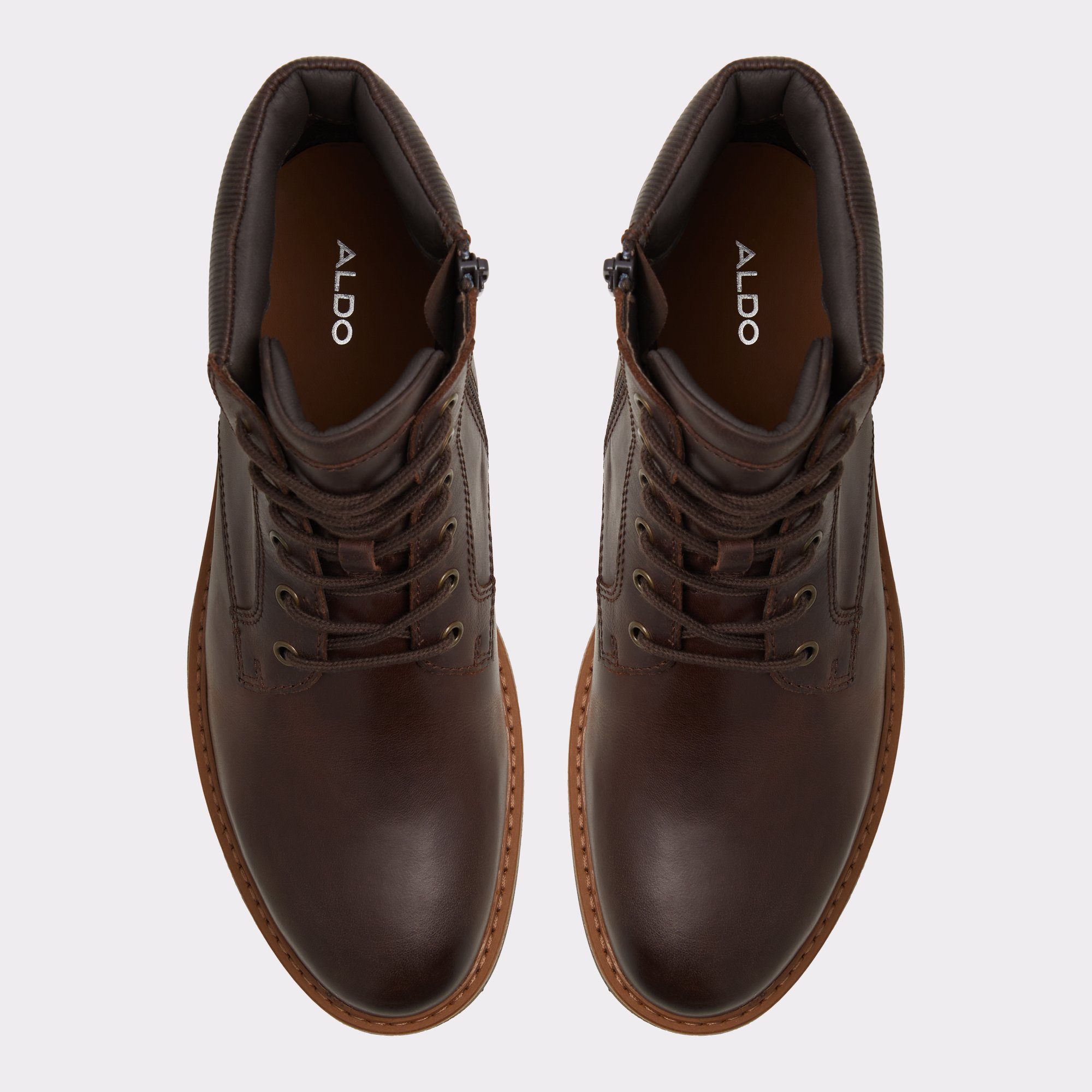 Halard Dark Brown Men's Lace-Up Boots | ALDO Canada