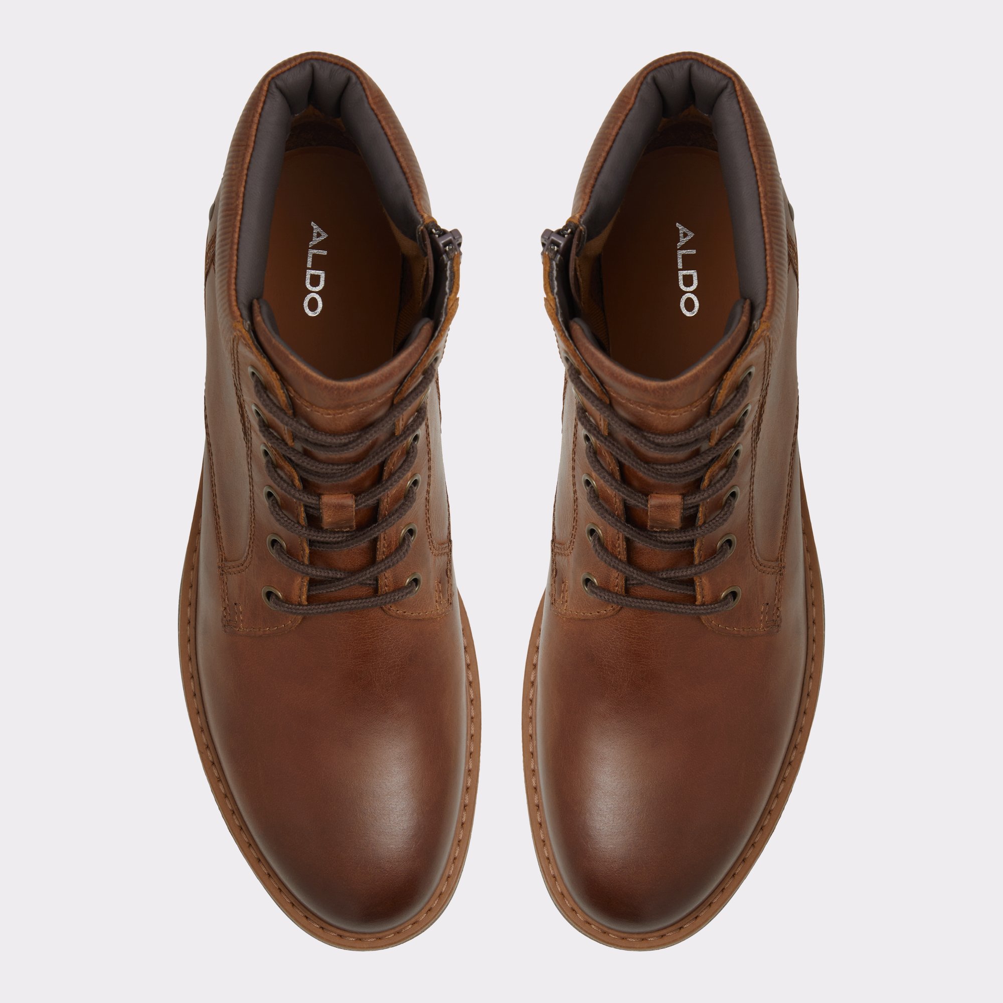 Halard Cognac Men's Lace-up boots | ALDO US