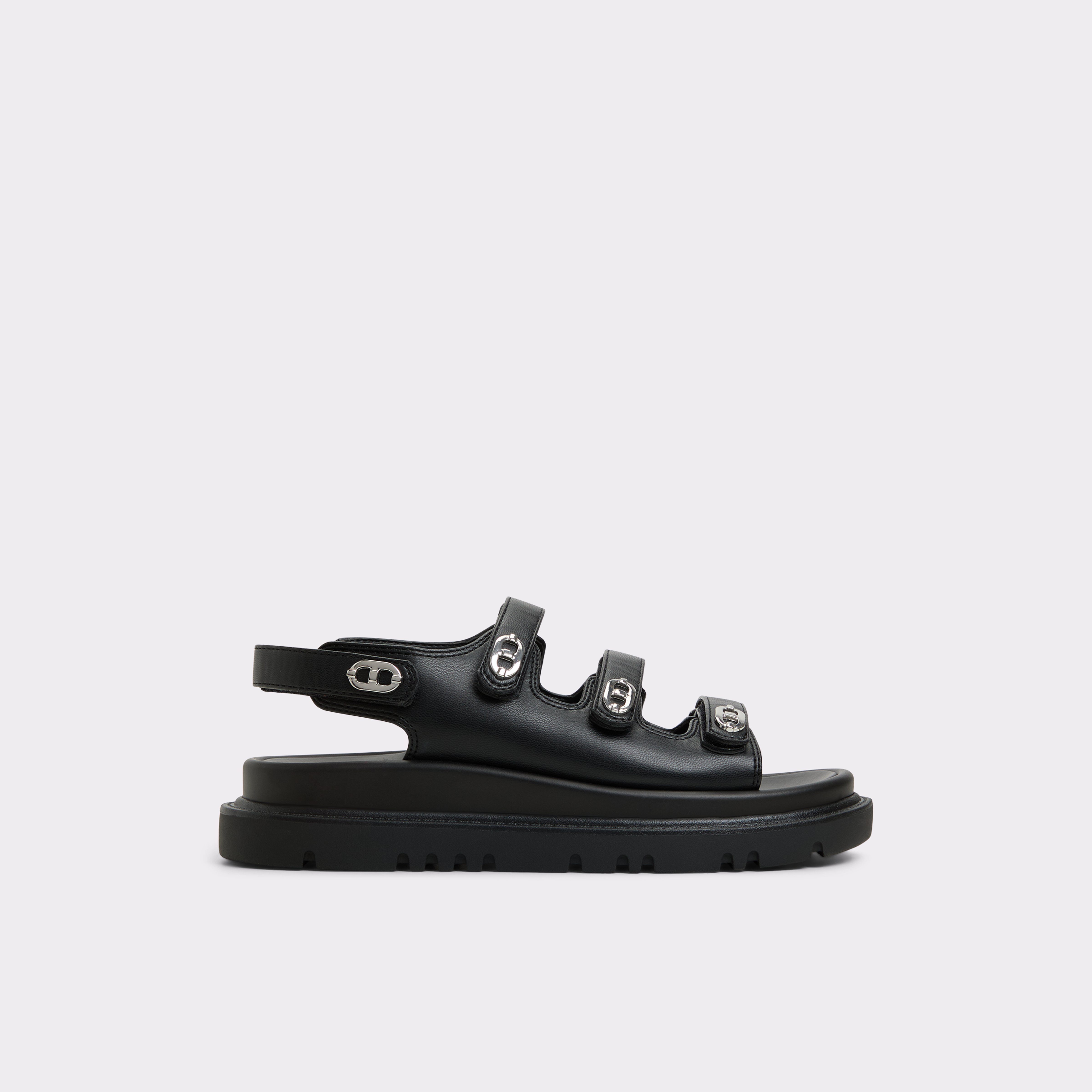 Halendar Black Women's Footbed Sandals | ALDO US Halendar Black Women's Footbed Sandals | ALDO US
