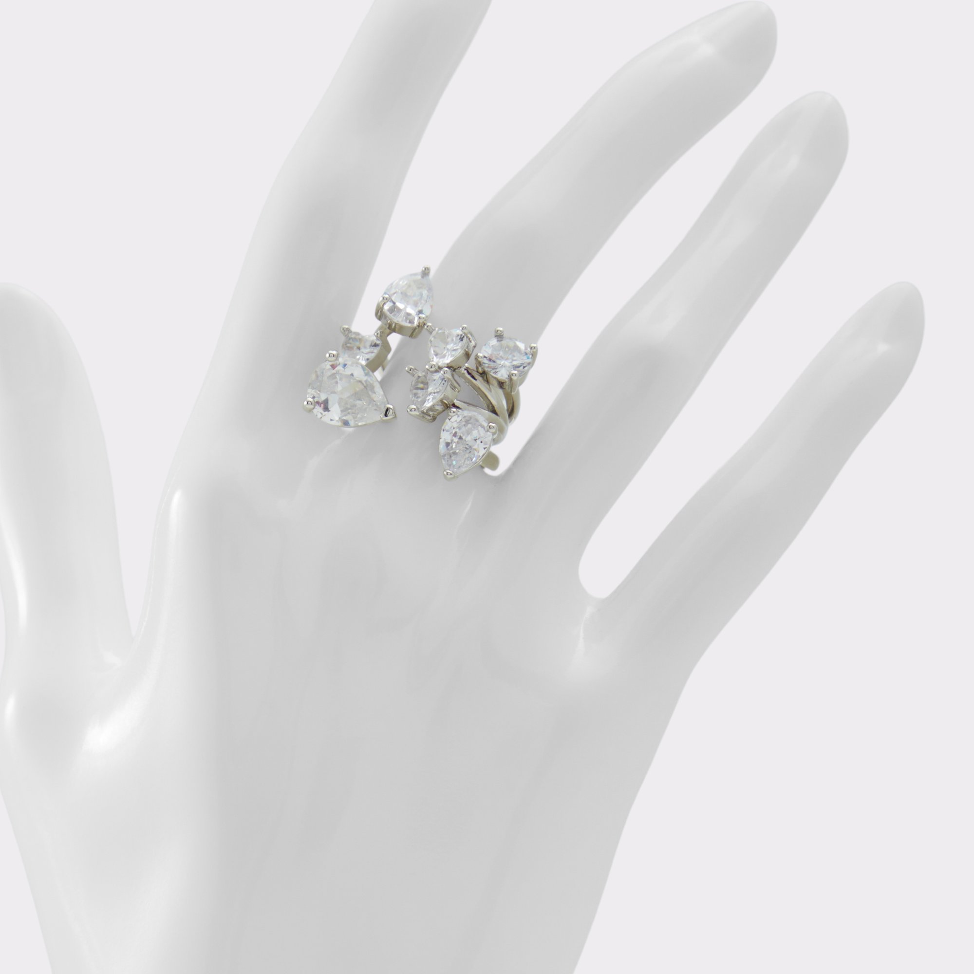 Halobandra Silver/Clear Multi Women's Rings | ALDO Canada