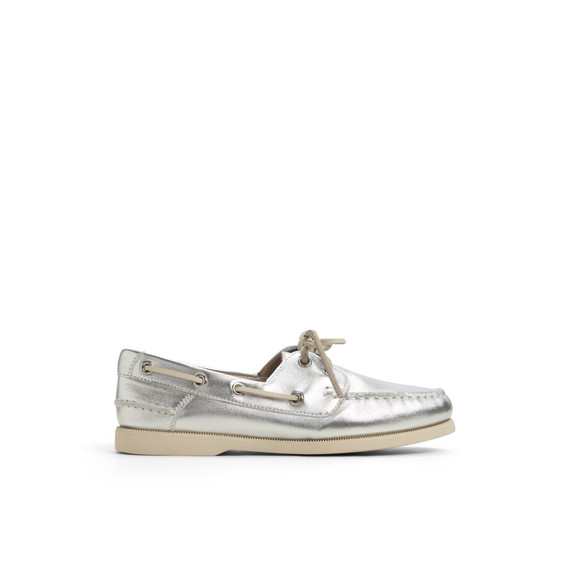 ALDO Harborchic - Women's Loafer - Silver, Size 9