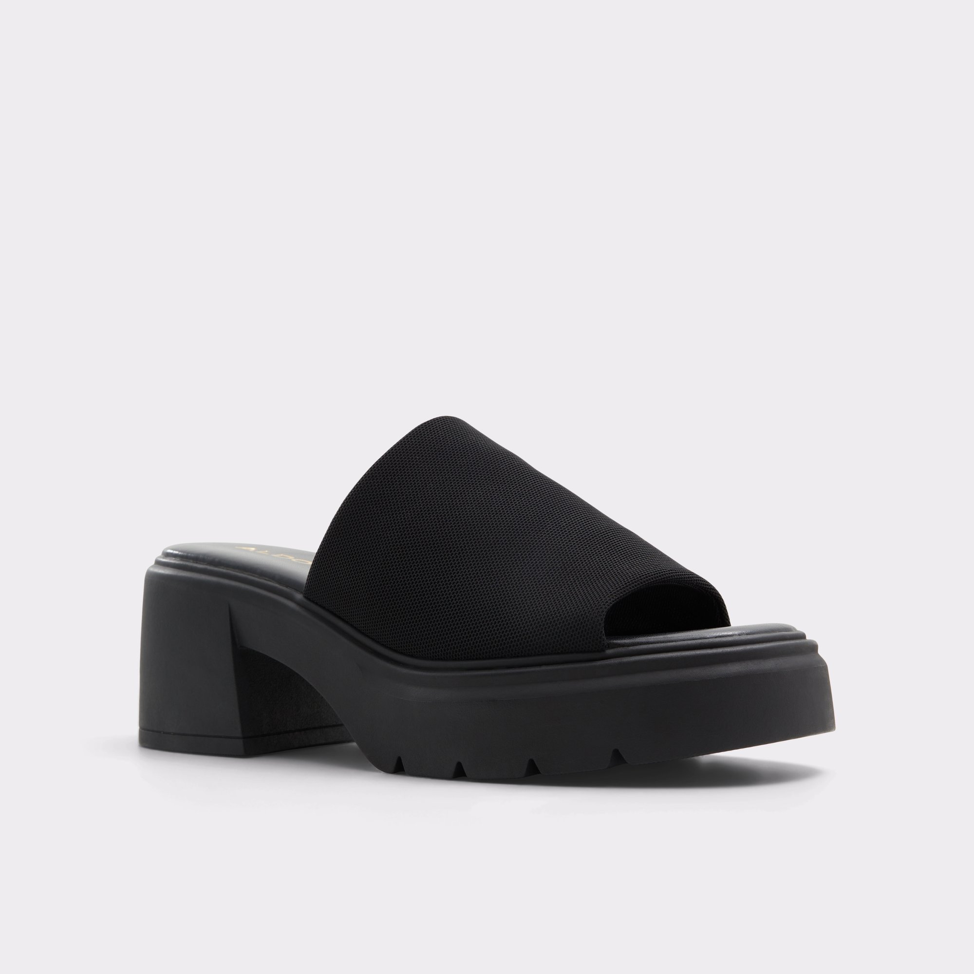 Harrietta Noir Femmes Sandales plateformes et compensées | ALDO Canada