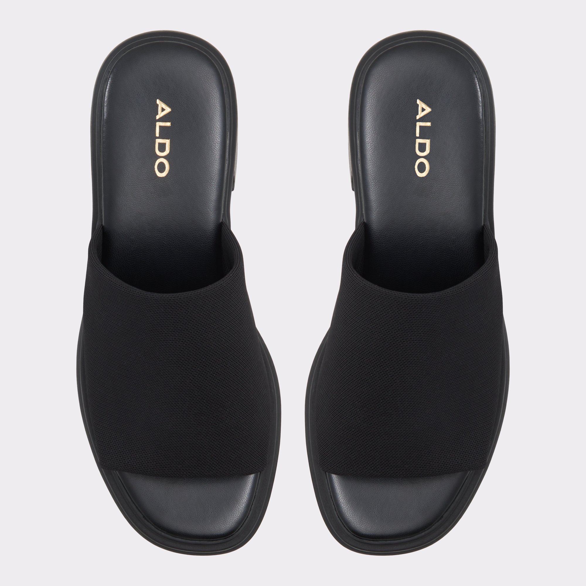 Harrietta Noir Femmes Sandales plateformes et compensées | ALDO Canada