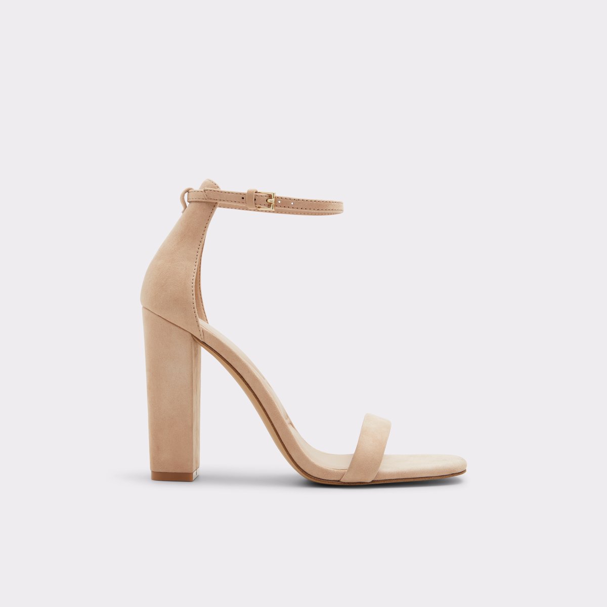 Hazelia Beige Leather Suede Women's Block Heels | ALDO Canada