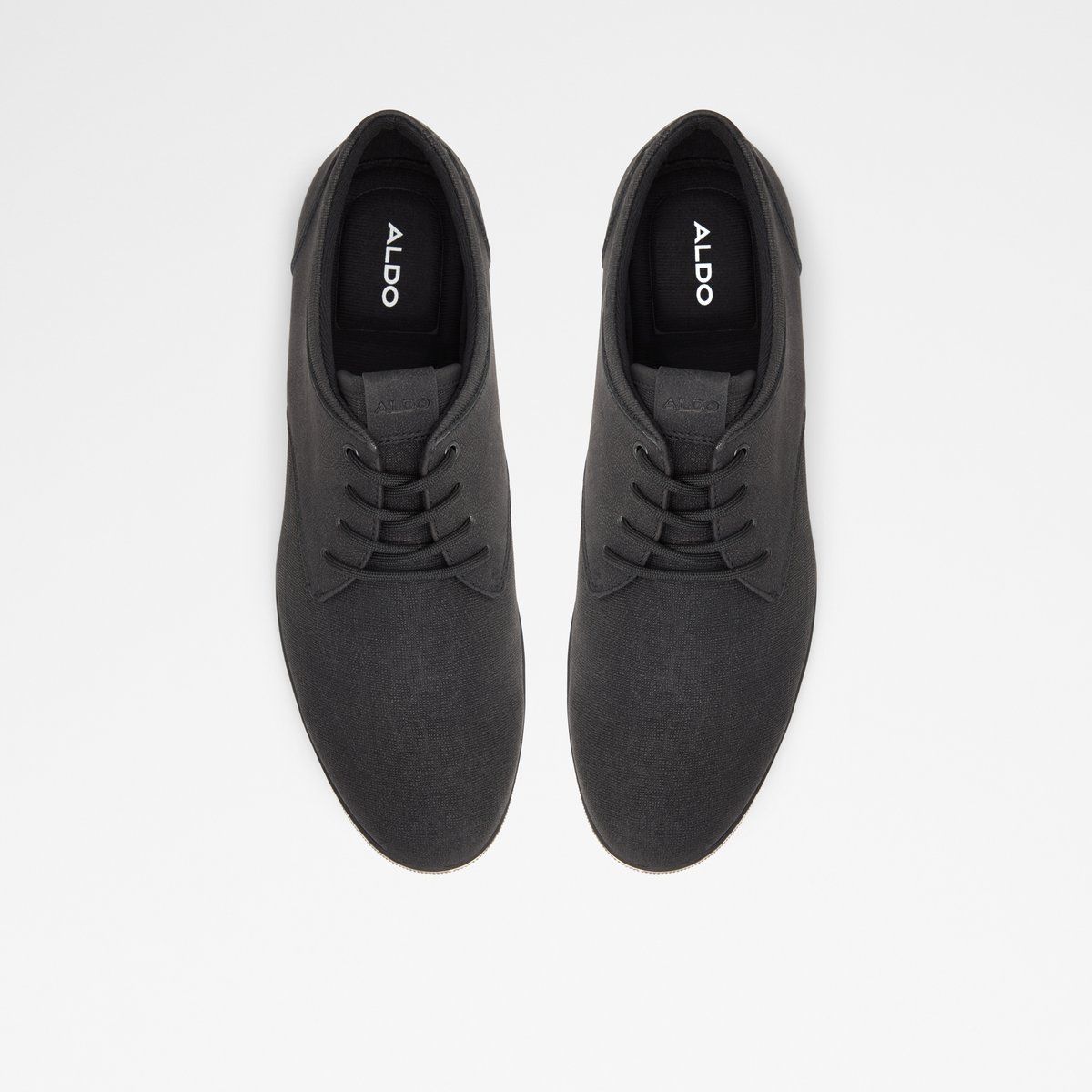 Heron Black Synthetic Embossed Men's Casual Shoes | ALDO Canada