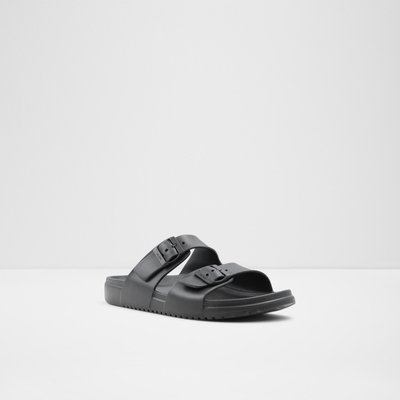 おしゃれ☆レザー【ALDO Men’s】Kairo スライドサンダル Kairo Black Men's Sandals & Slides | ALDO US